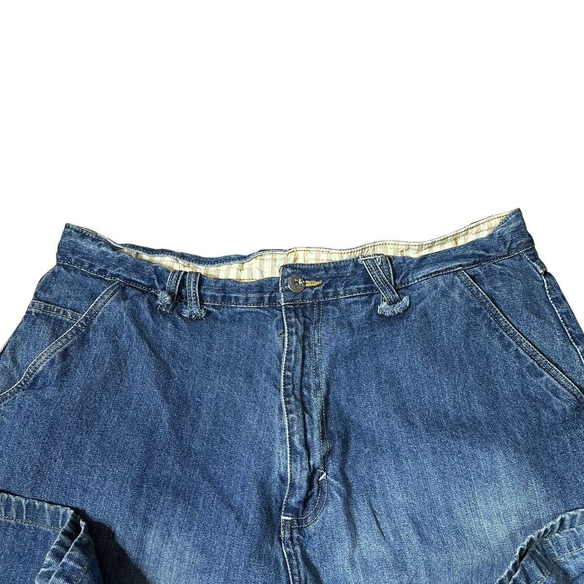 Makaveli × Vintage Vintage Makaveli Tupac Shakur Hip Hop Jeans Shorts 40 Y2K Size US 40 / EU 56 - 2 Thumbnail