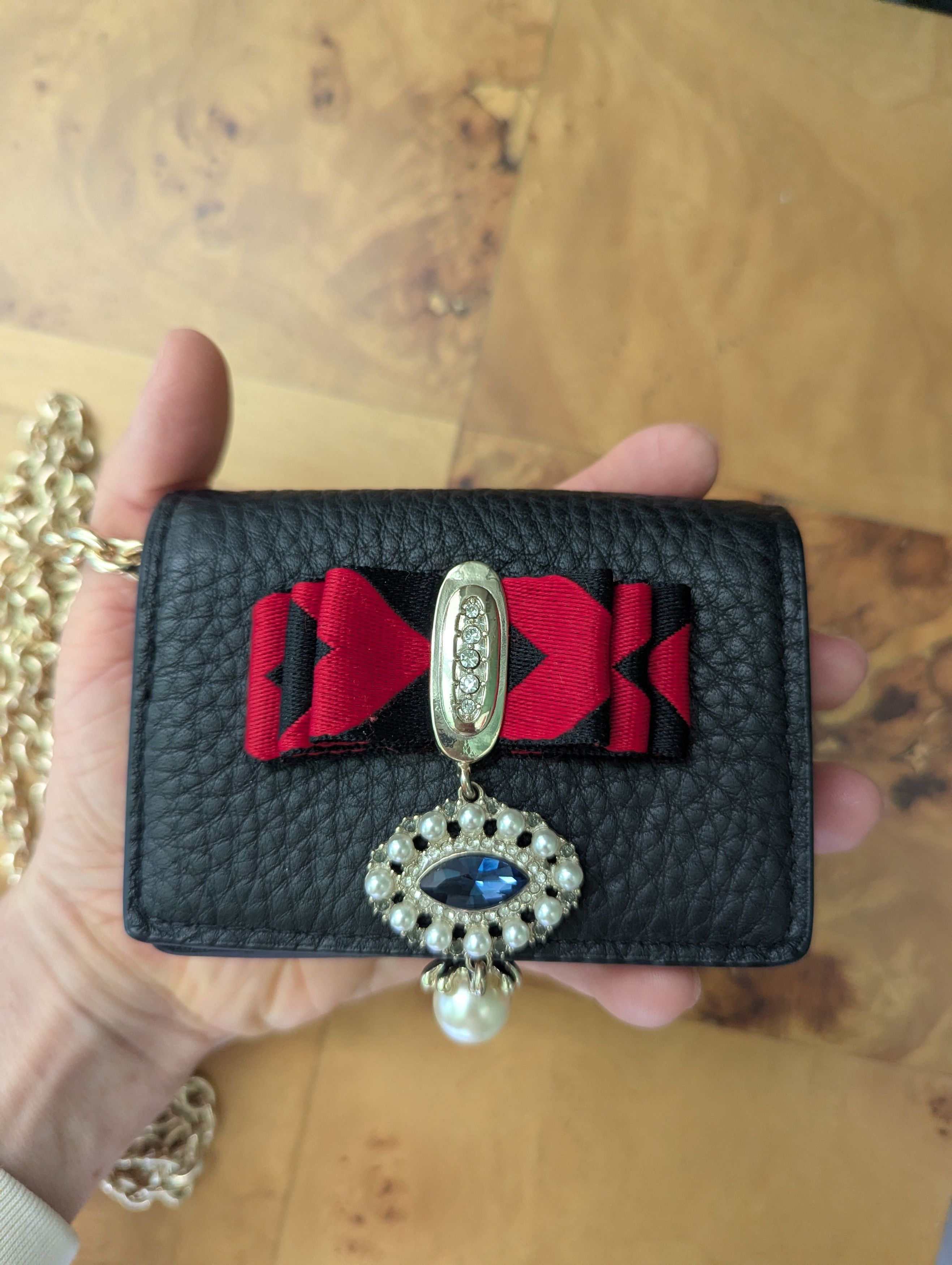 & Other Stories & Other Stories petit leather micro mini embellished bag Size ONE SIZE - 8 Thumbnail