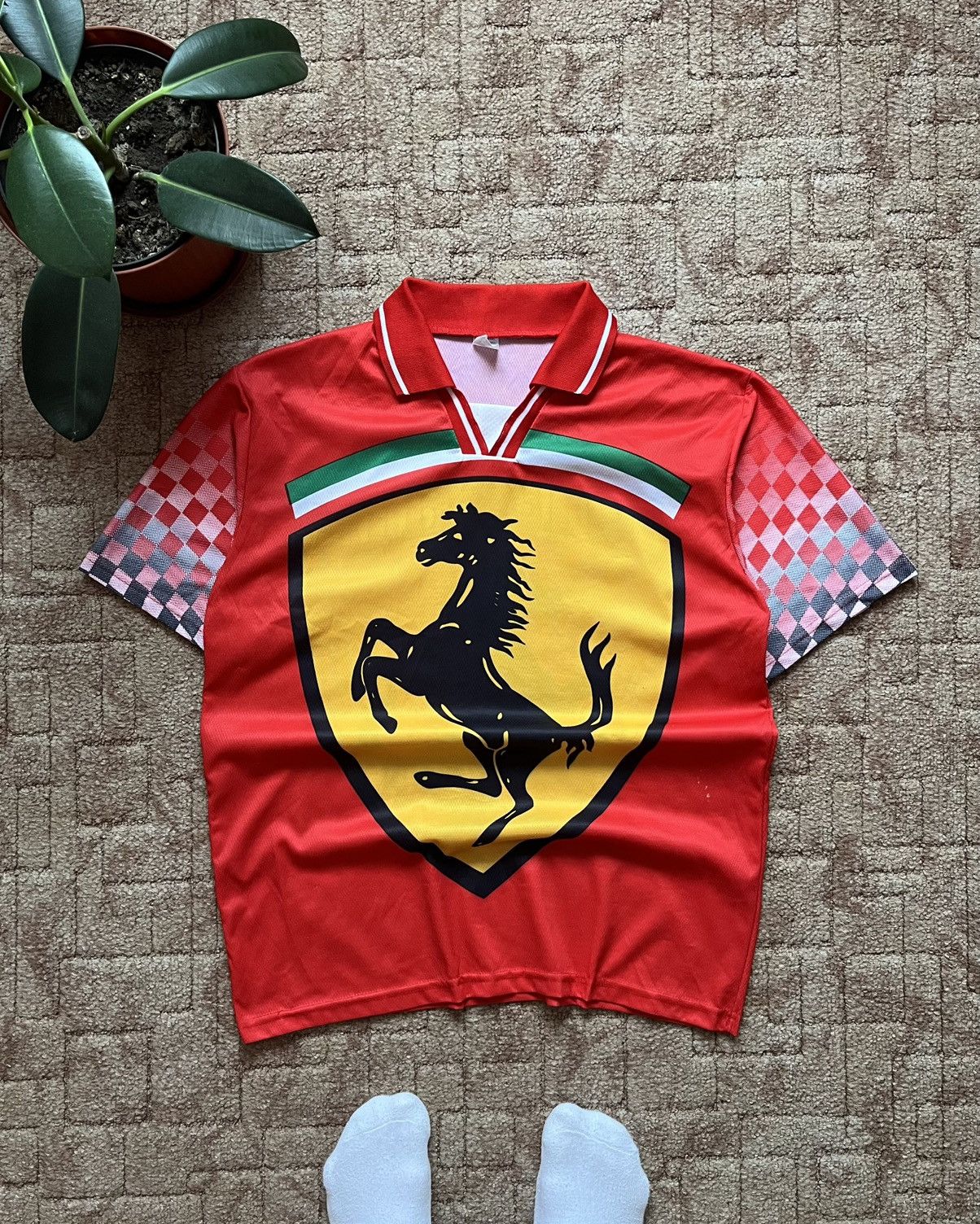 Ferrari Vintage Ferrari Michael Schumacher F1 Racing 90ʼs T-Shirt Size US M / EU 48-50 / 2 - 1 Thumbnail