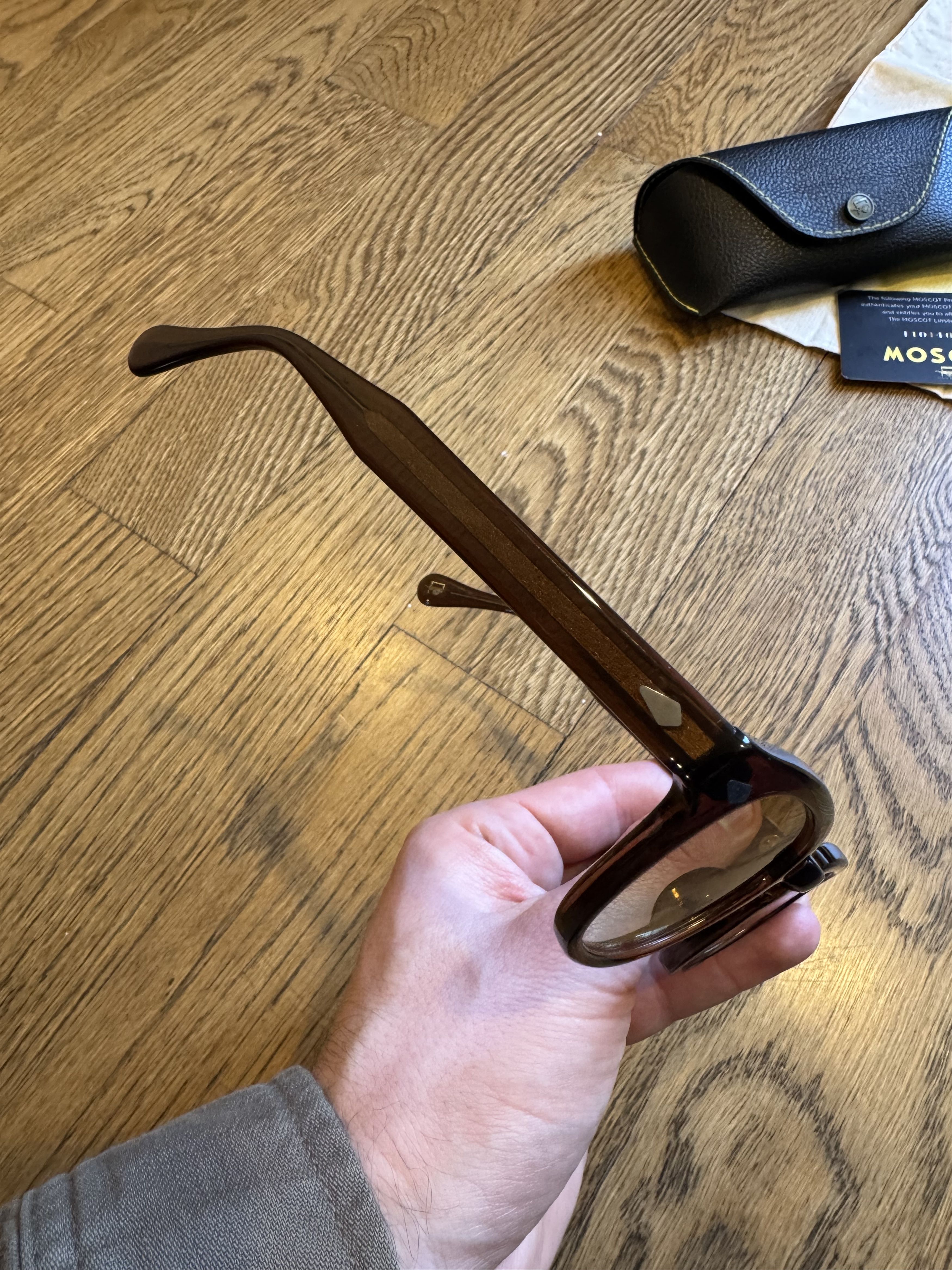 Moscot Moscot Lemtosh Monochrome Brown Sunglasses 46 mm (Average) Size ONE SIZE - 15 Thumbnail
