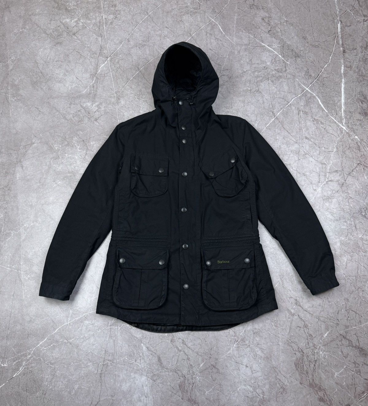 Barbour Barbour Retail Fog Parka Black Waxed Cotton Small Size US S / EU 44-46 / 1 - 2 Thumbnail