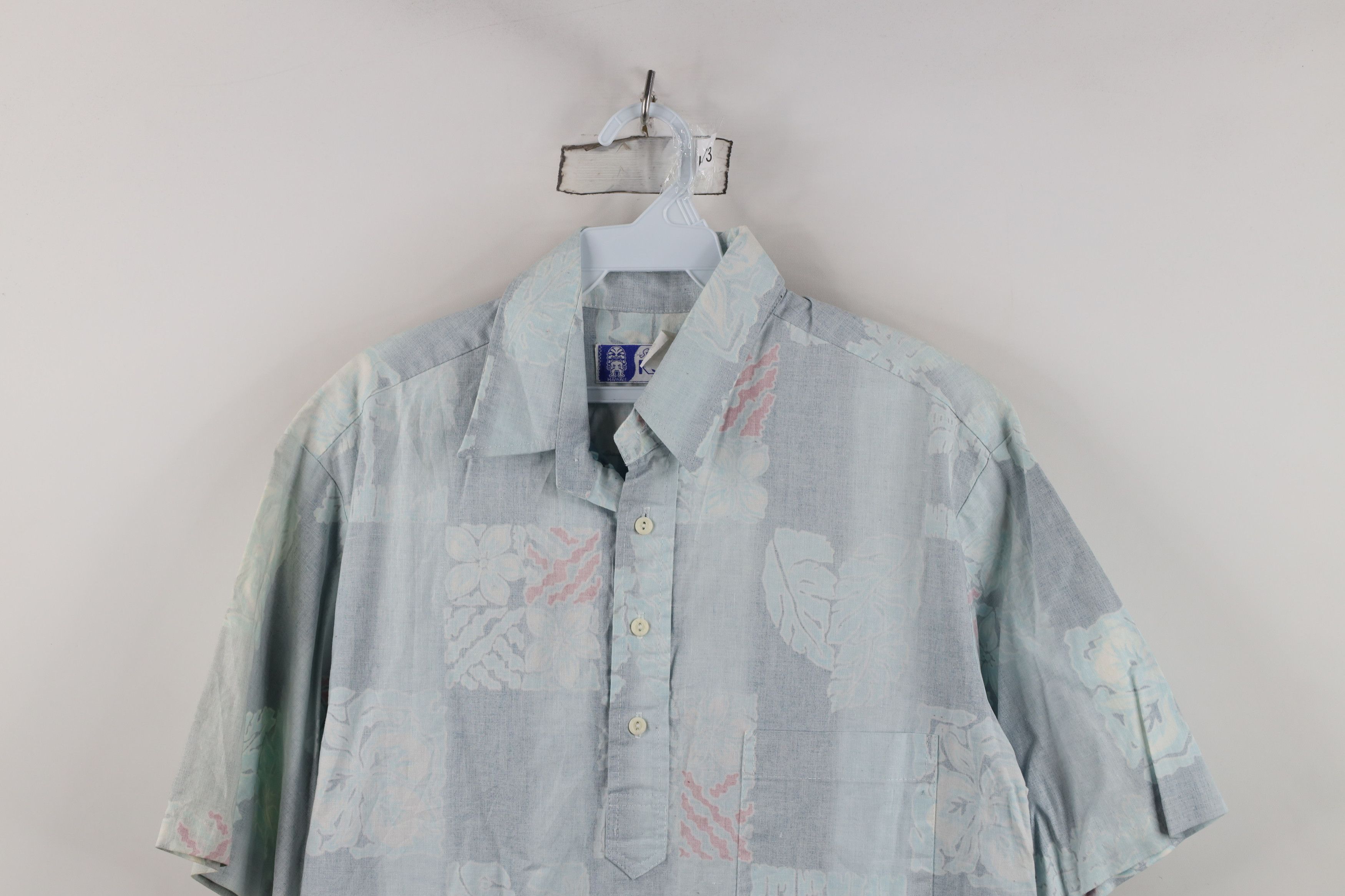 Vintage Vintage 90s Streetwear Reverse Floral Button Down Polo USA Size US L / EU 52-54 / 3 - 2 Thumbnail