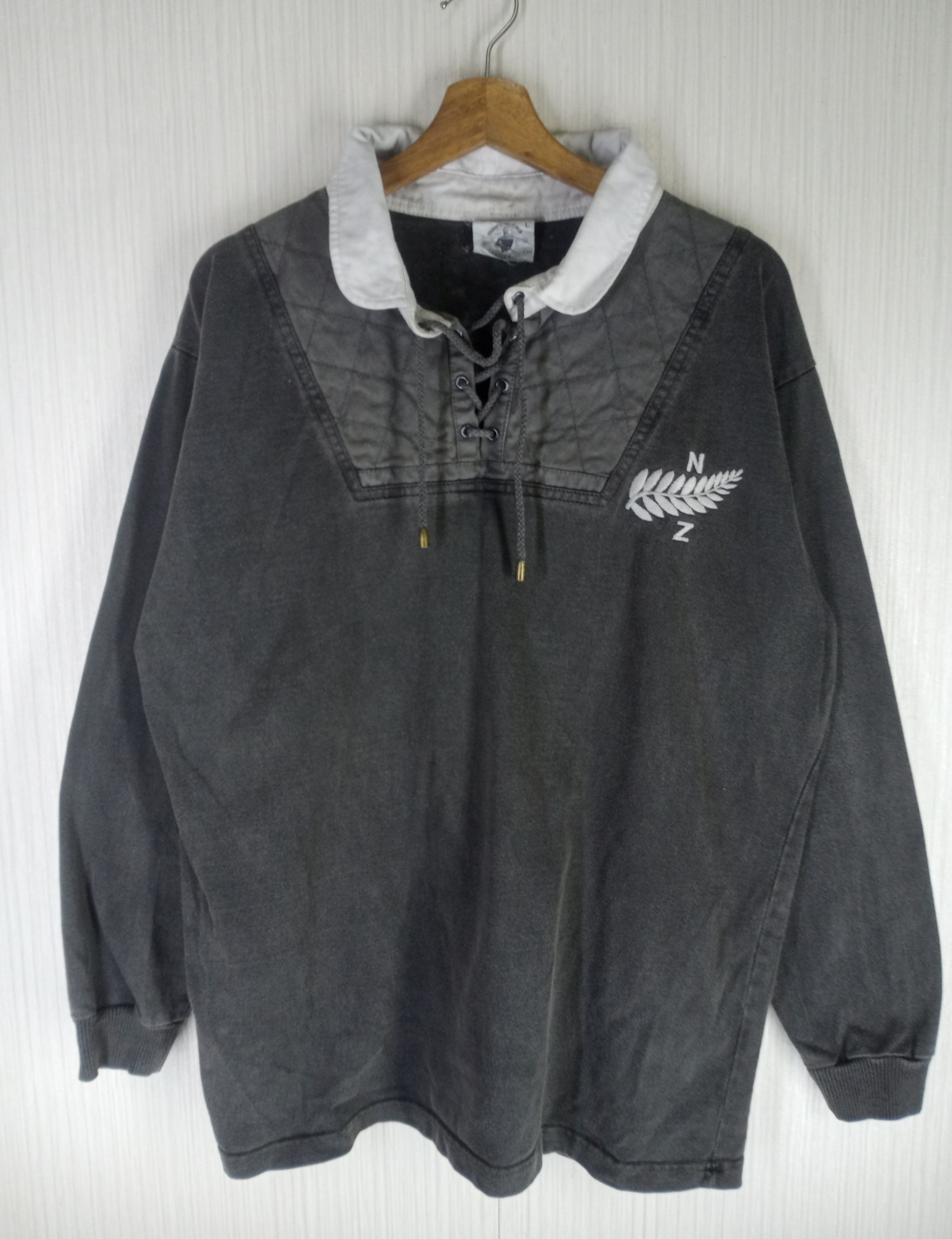 Rare Vintage 1991 Rugger Gear New Zealand Rugby Jersey