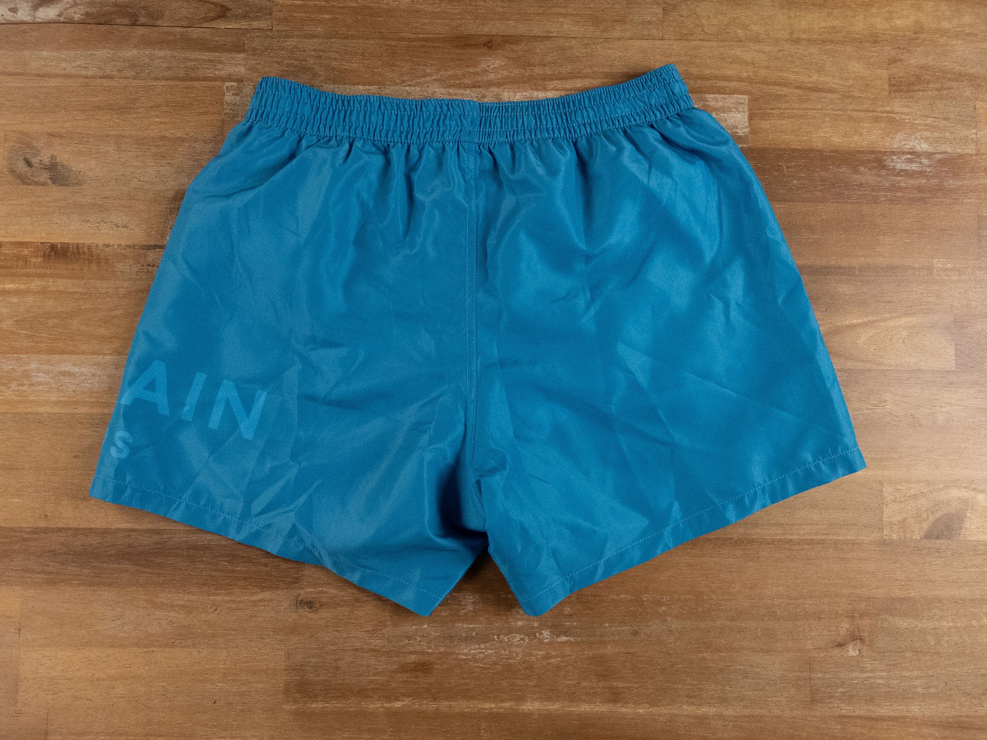 Balmain BALMAIN blue basic logo print swim shorts trunks Medium Size US 32 / EU 48 - 10 Thumbnail