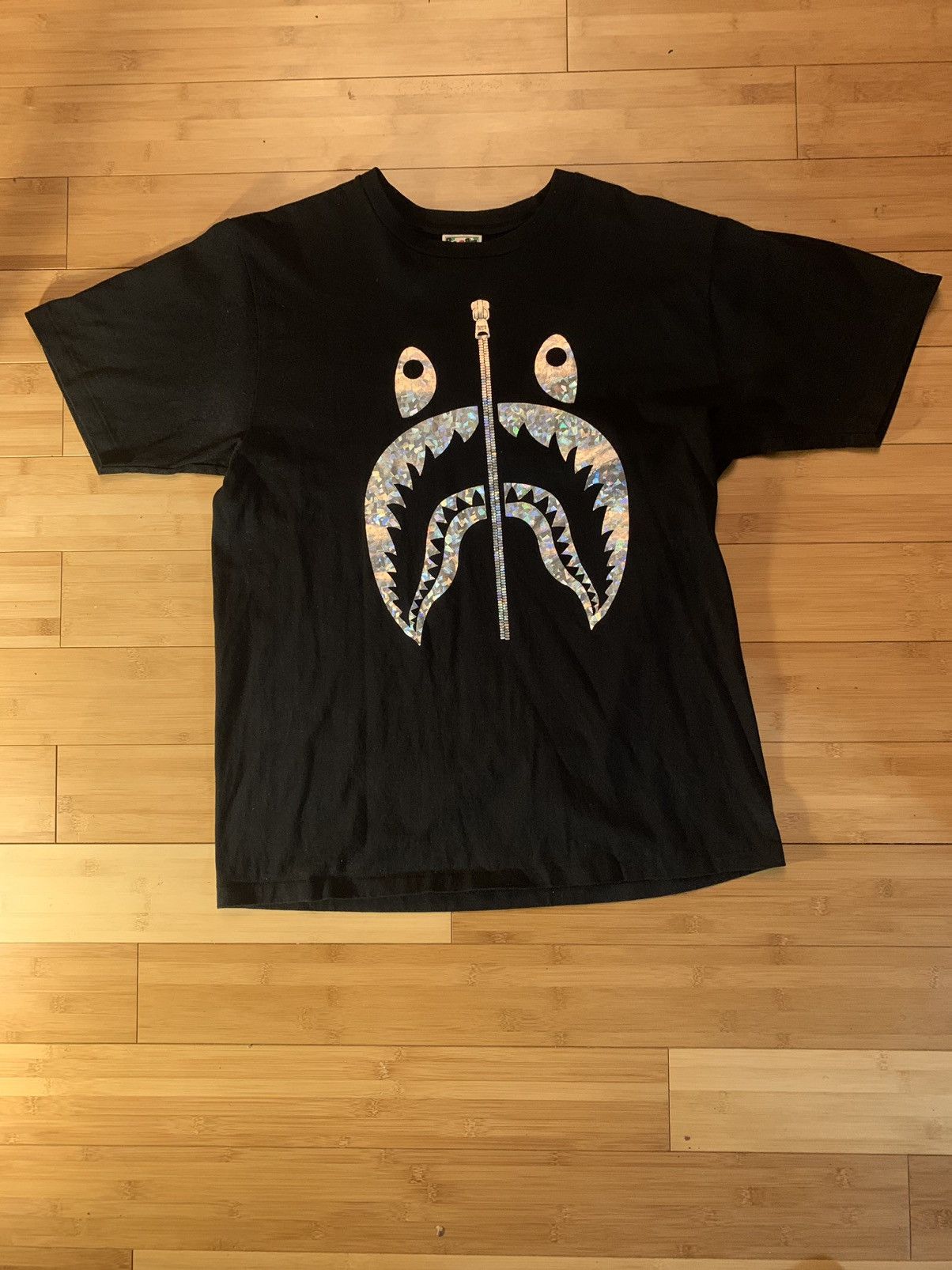 Bape Aurora Shark Tee Size US L / EU 52-54 / 3 - 2 Thumbnail