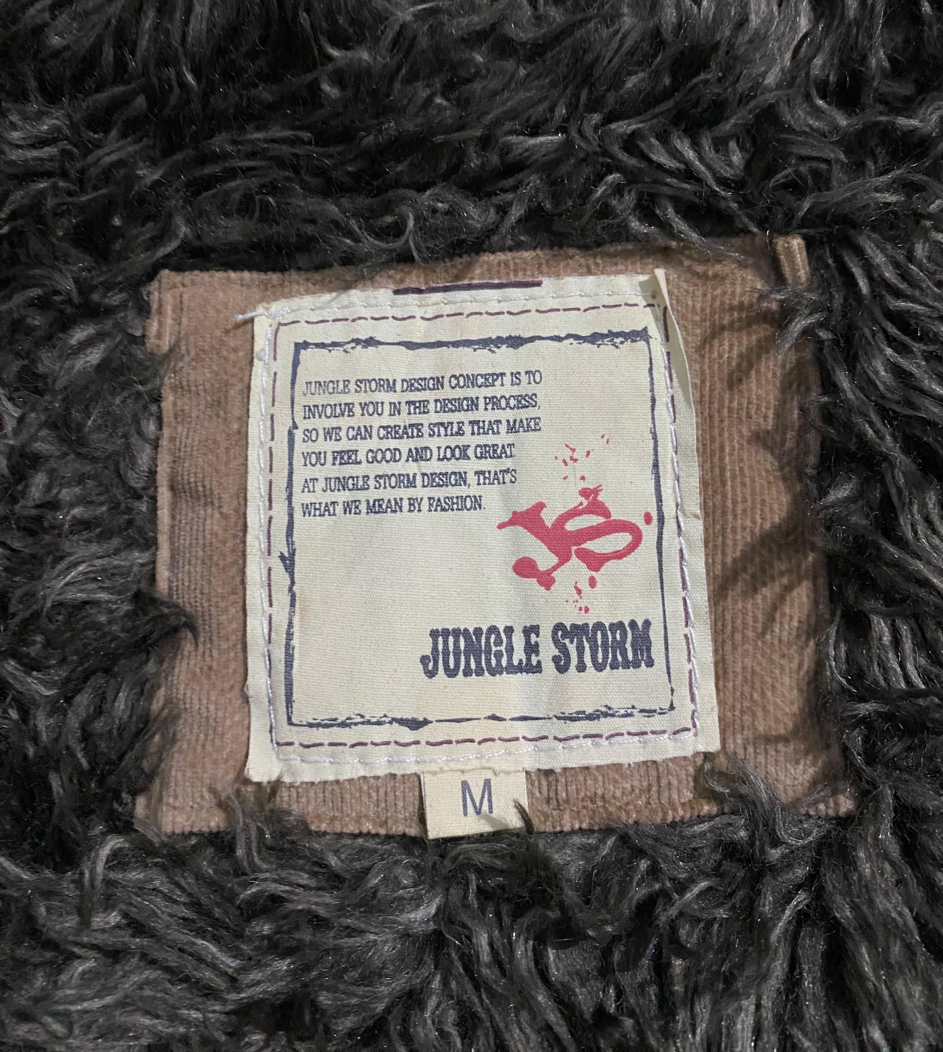 Japanese Brand Fur Sherpa Jacket Bono Jungle Storm Size US M / EU 48-50 / 2 - 7 Thumbnail