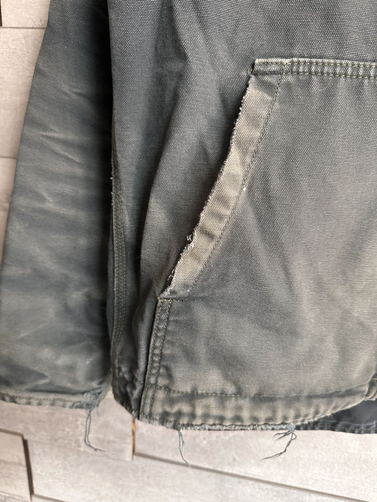 Carhartt Vintage Carhartt Workwear Jacket Washed Distressed Size US S / EU 44-46 / 1 - 6 Thumbnail