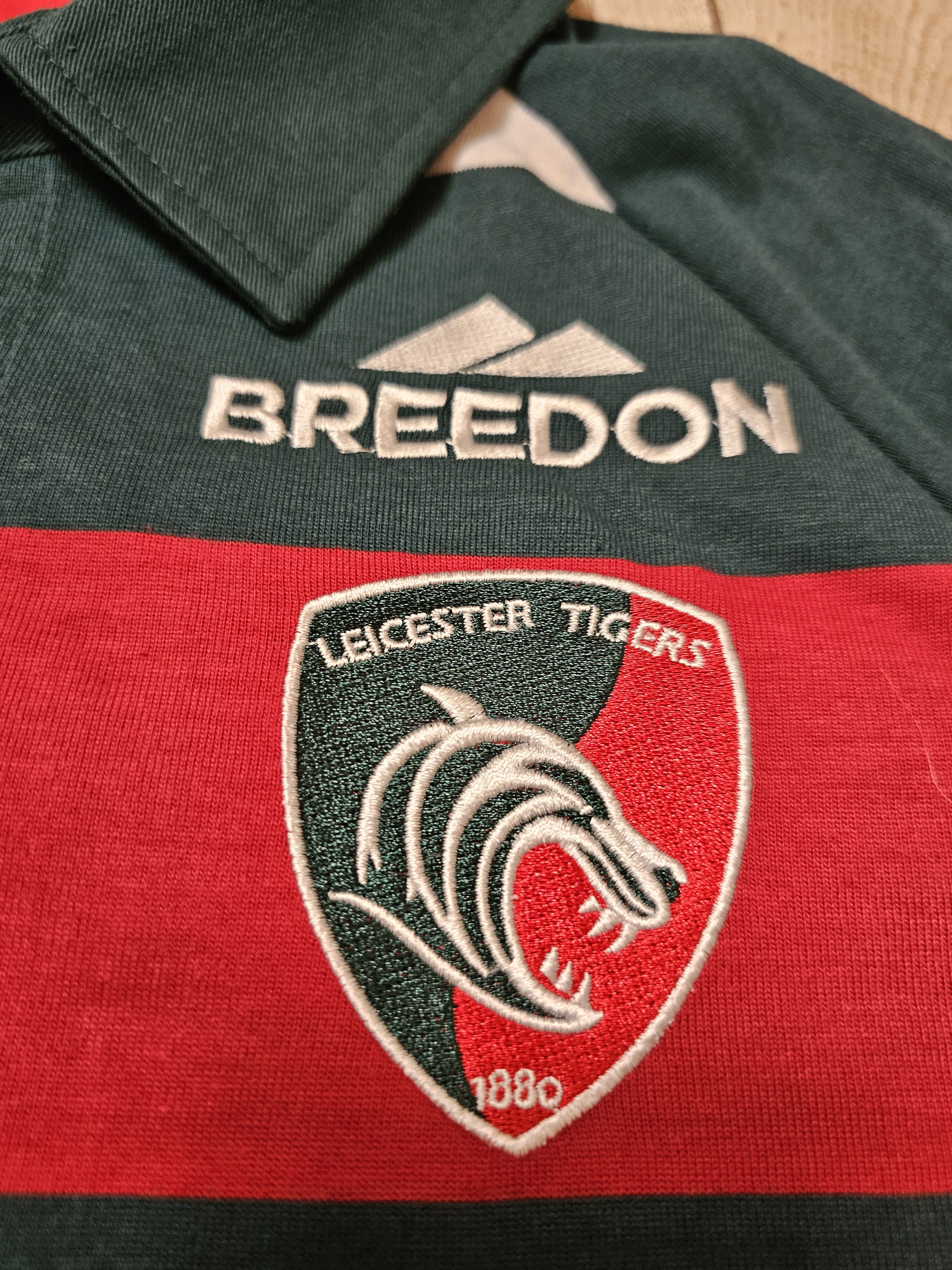 Other LEICESTER TIGERS 2017 RUGBY JERSEY NEW ENGLAND RUGBY UNION Size US XL / EU 56 / 4 - 4 Thumbnail