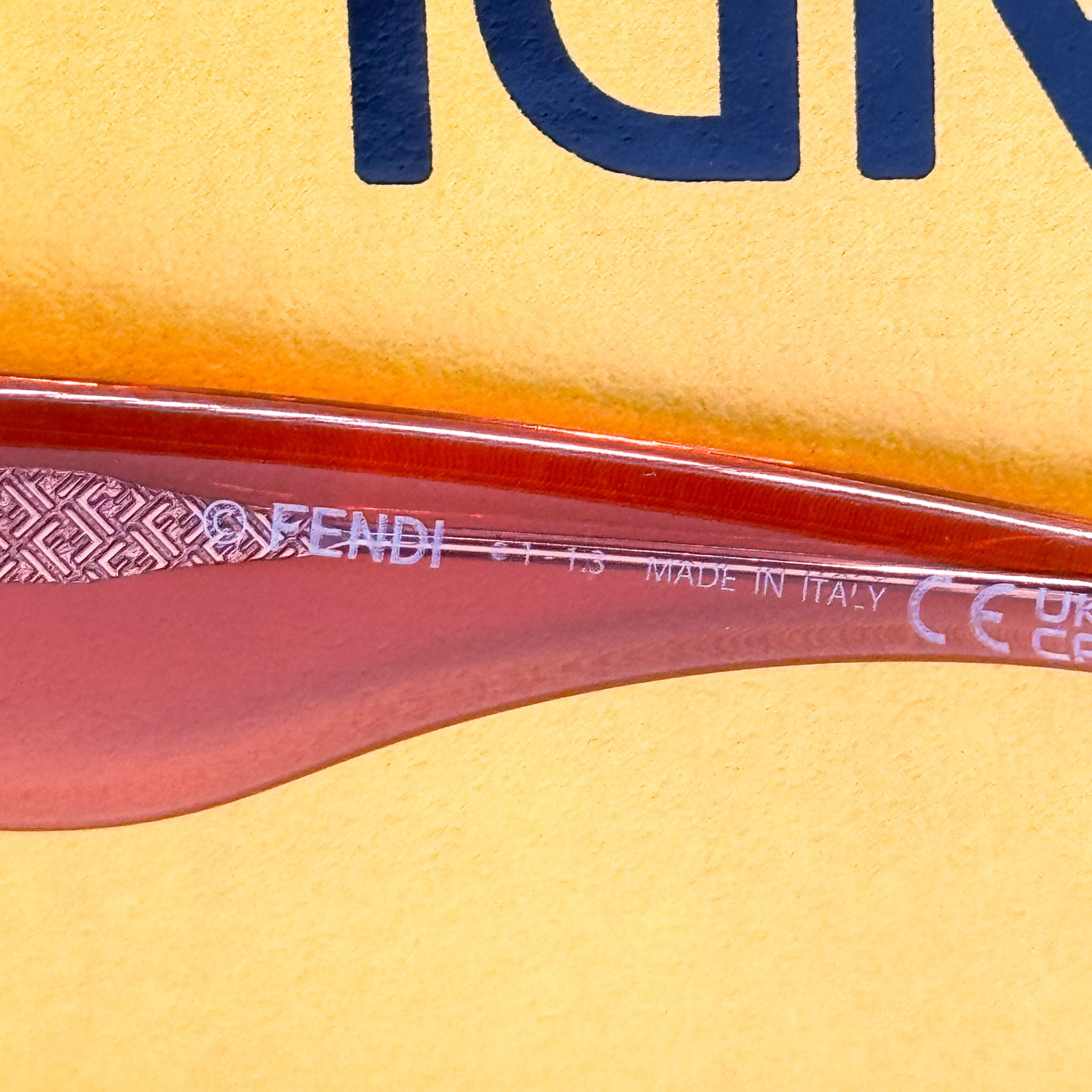 Fendi NEW FENDI FE40100I 72S SHINY PINK WOMEN SUNGLASSES FENDI Size ONE SIZE - 7 Thumbnail