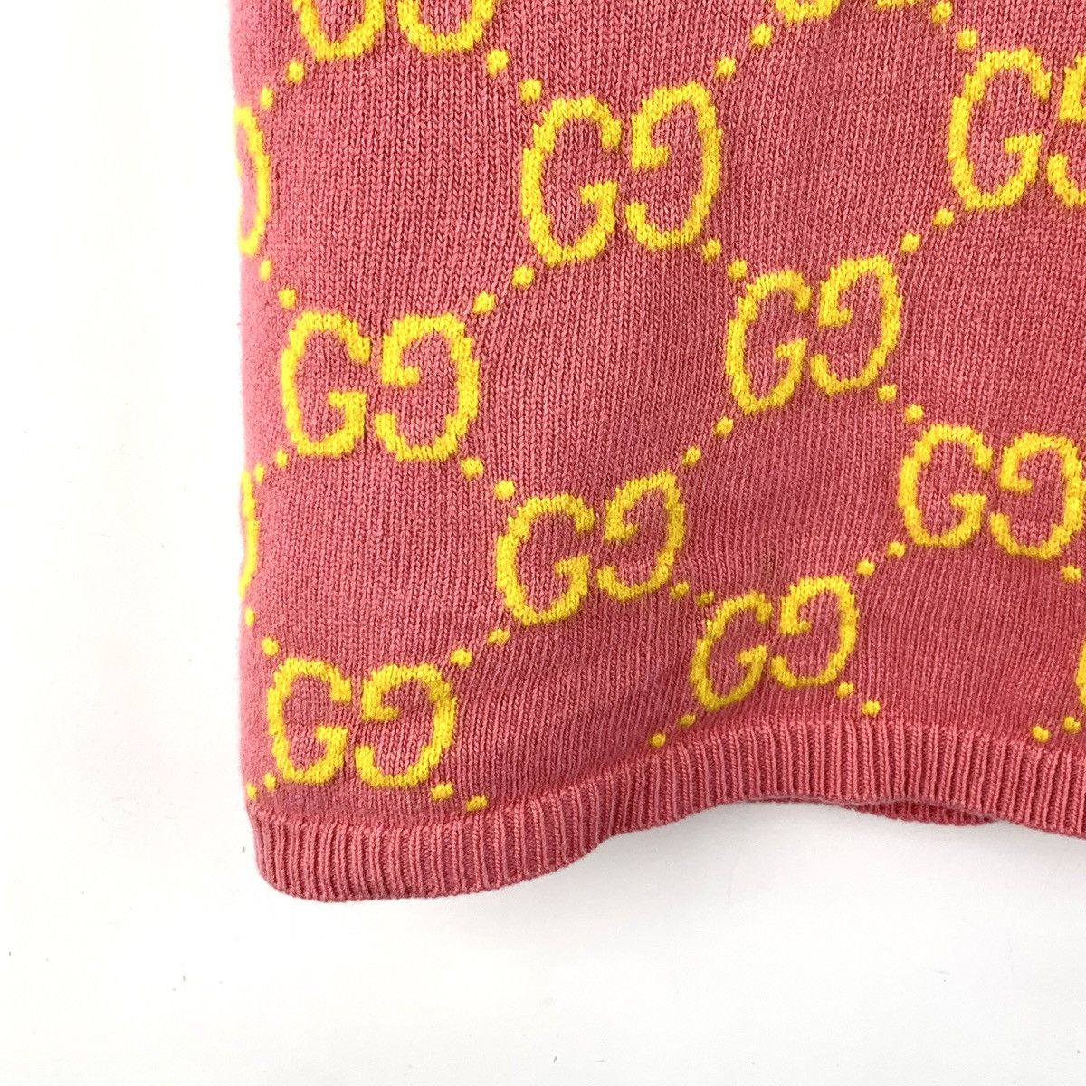 Gucci Gucci Jacquard Wool V-neck Sleeveless Knit Vest K26WX Size M / US 6-8 / IT 42-44 - 4 Thumbnail