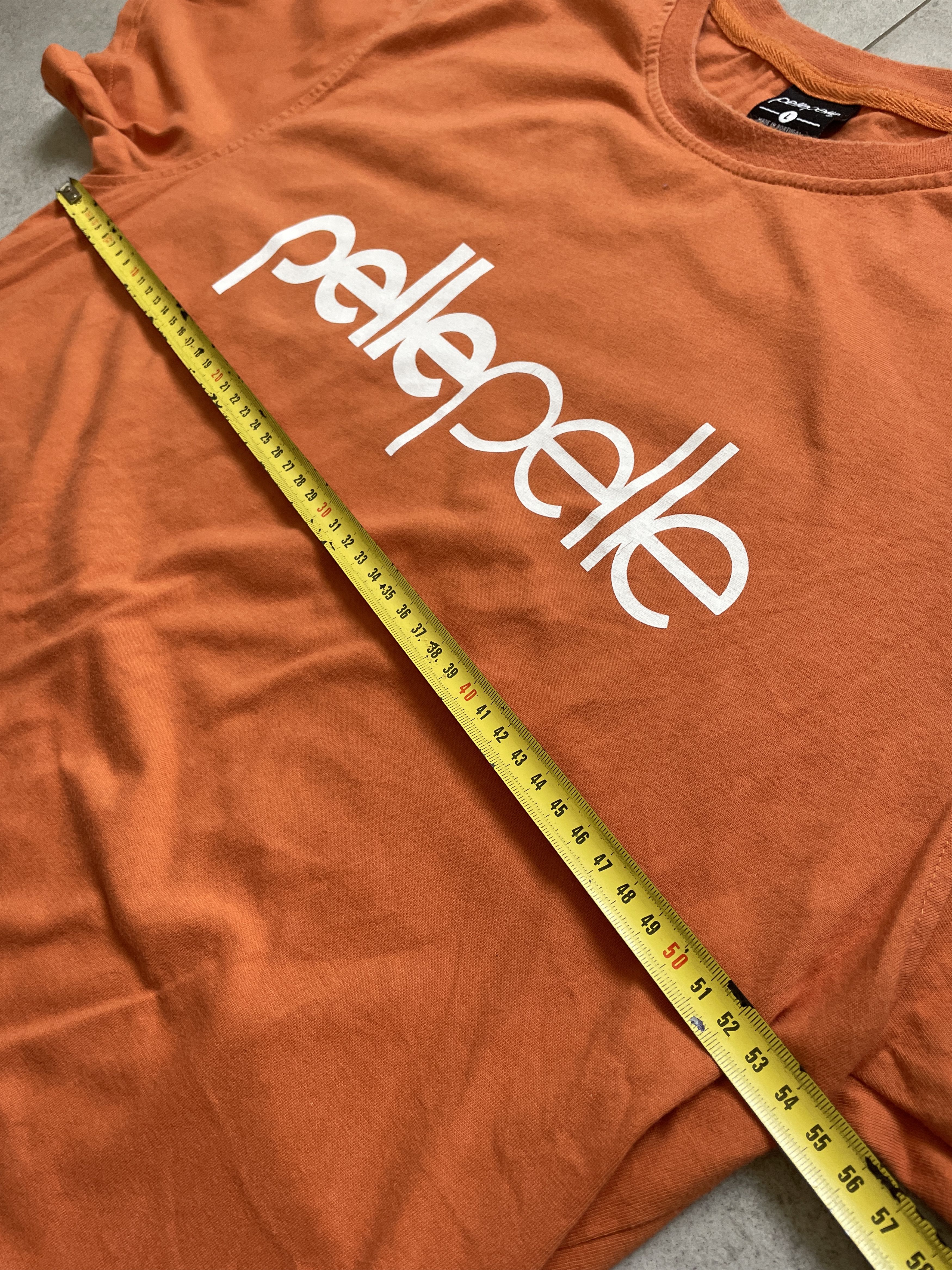 Pelle Pelle Y2K PELLE PELLE ORANGE RAP HIP HOP BAGGY TEE Size US L / EU 52-54 / 3 - 6 Thumbnail