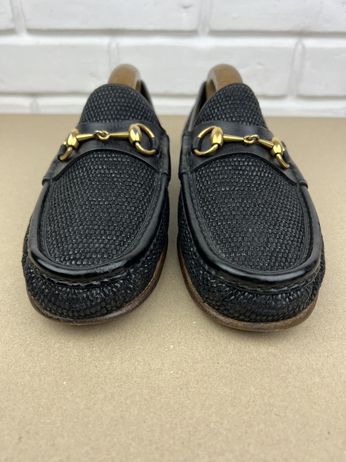 Gucci GUCCI Loafers Leather Shoes 1953 HORSEBIT Buckle Black Men’s Size US 8 / EU 41 - 7 Thumbnail
