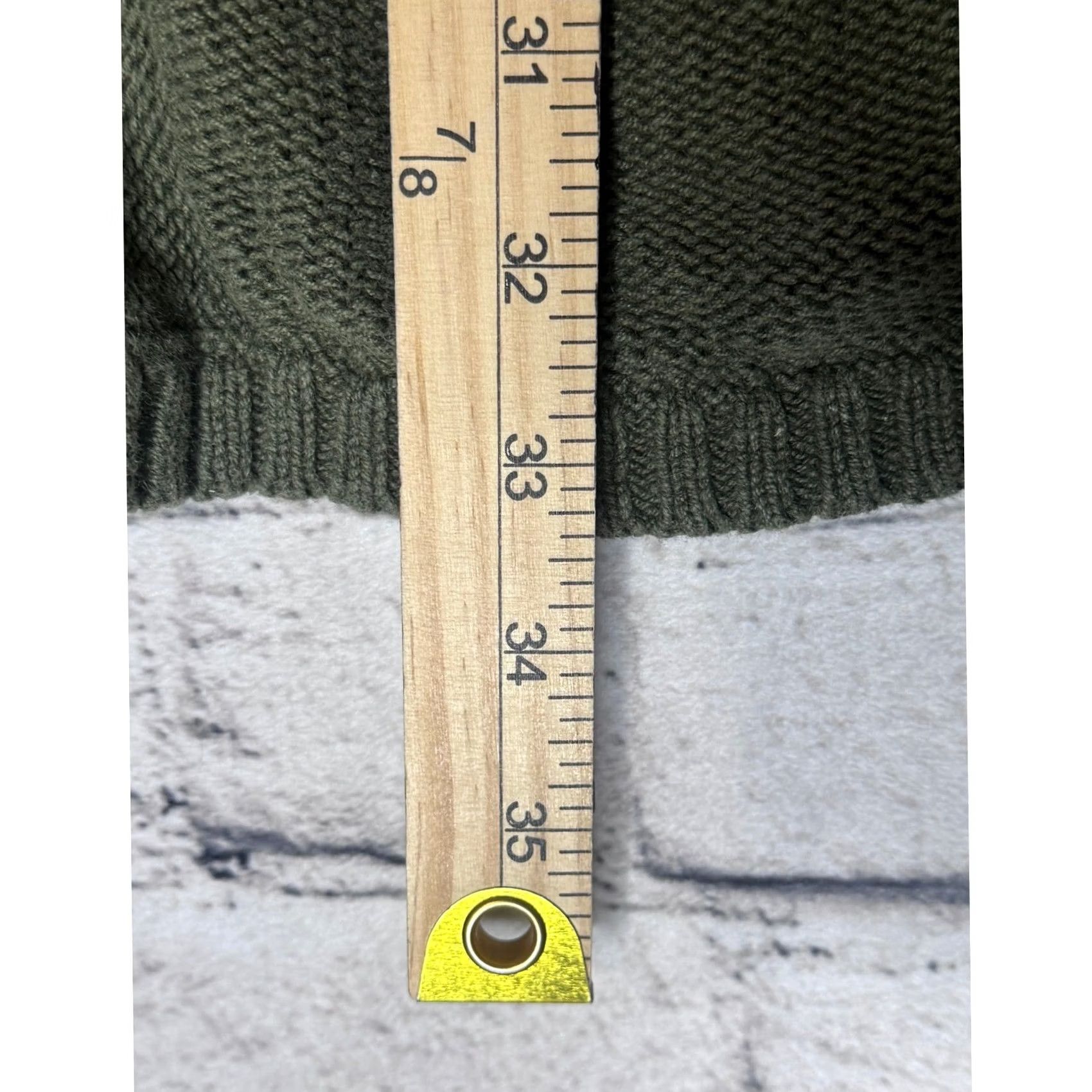 Eddie Bauer Eddie Bauer Olive Green Knit Sleeveless Cardigan Vest Women's M Linen Cotton Green Solid Knit Vest Casual Women M Size M / US 6-8 / IT 42-44 - 3 Thumbnail
