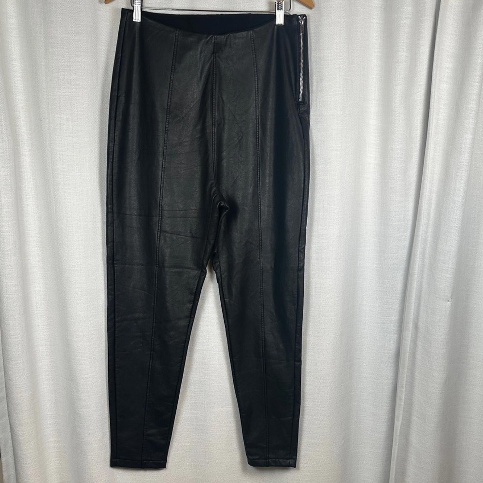 New Look New Look Curves sz 14 Black faux leather Cozy Lined Size 36" / US 14 / IT 50 - 2 Thumbnail