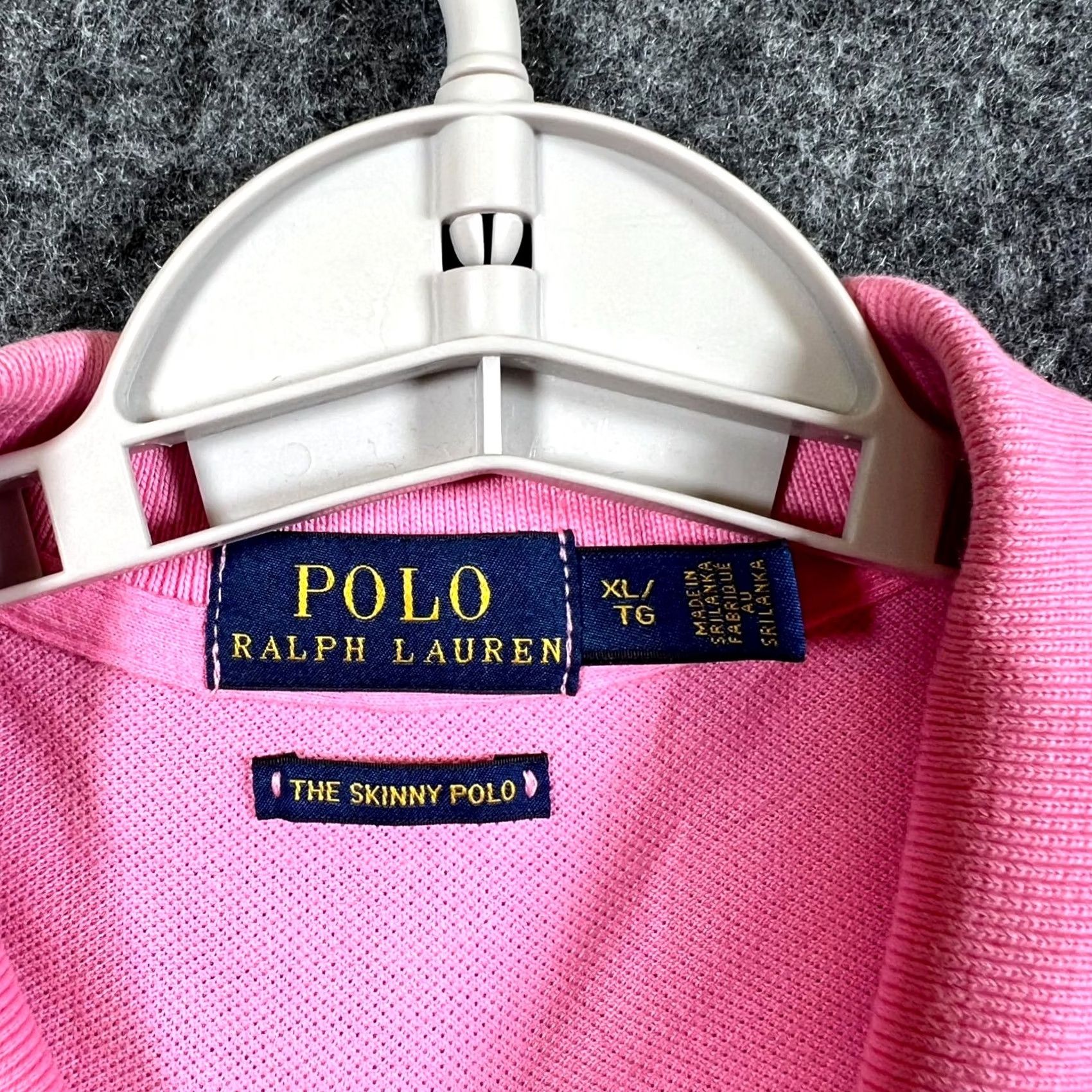 Polo Ralph Lauren Polo Ralph Lauren The Skinny Polo Mens XL Pink Pony Embroidered Golf Performance Polo Size US XL / EU 56 / 4 - 3 Thumbnail