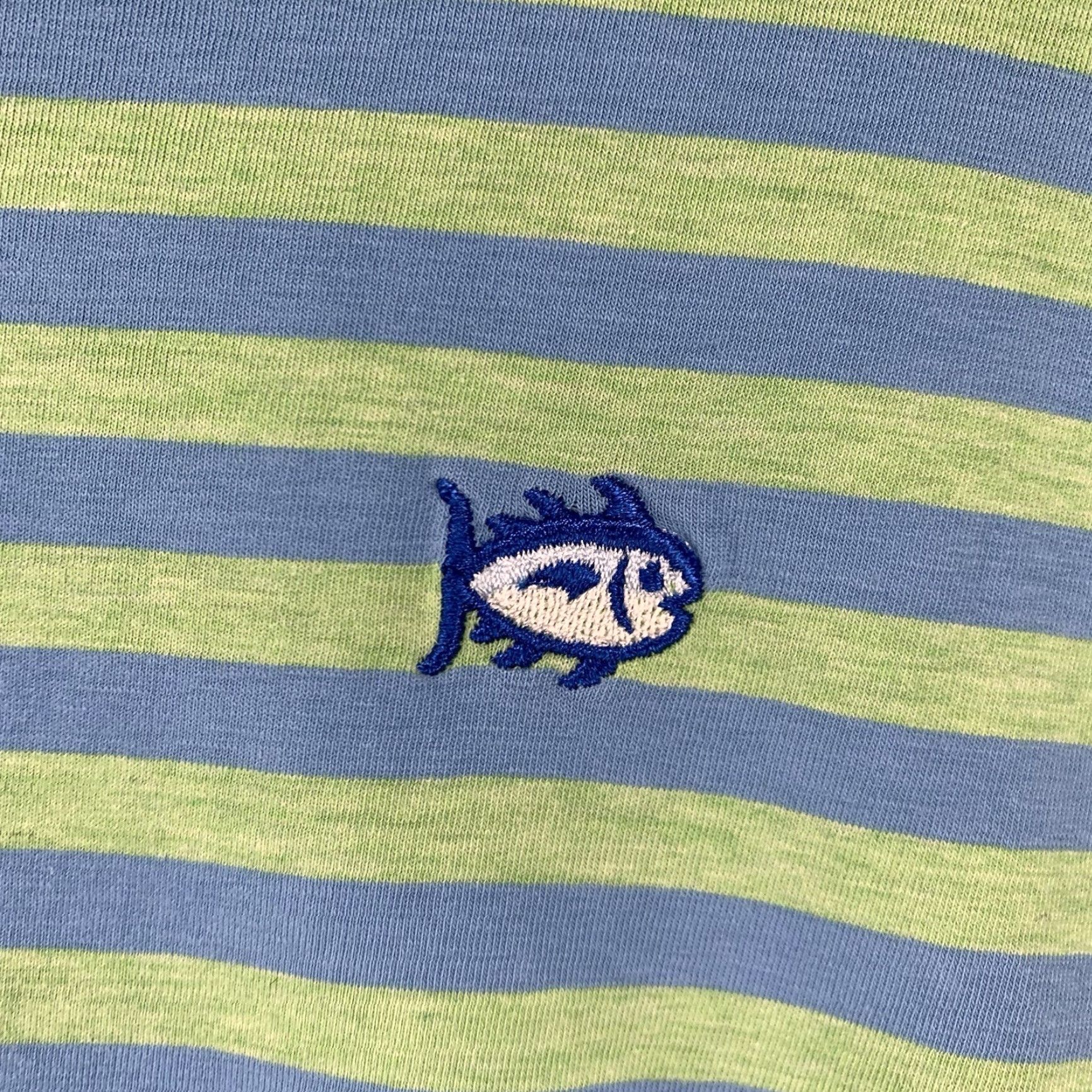 Southern Tide VINTAGE Southern Tide Polo Shirt Mens Large Sea Foam Aqua Skipjack Preppy Casual Short Sleeve Size US L / EU 52-54 / 3 - 3 Thumbnail