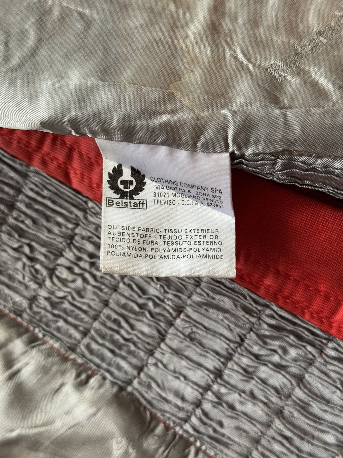 Belstaff × Designer × Vintage Belstaff 1990s vintage nylon biker jacket Size S / US 4 / IT 40 - 13 Thumbnail