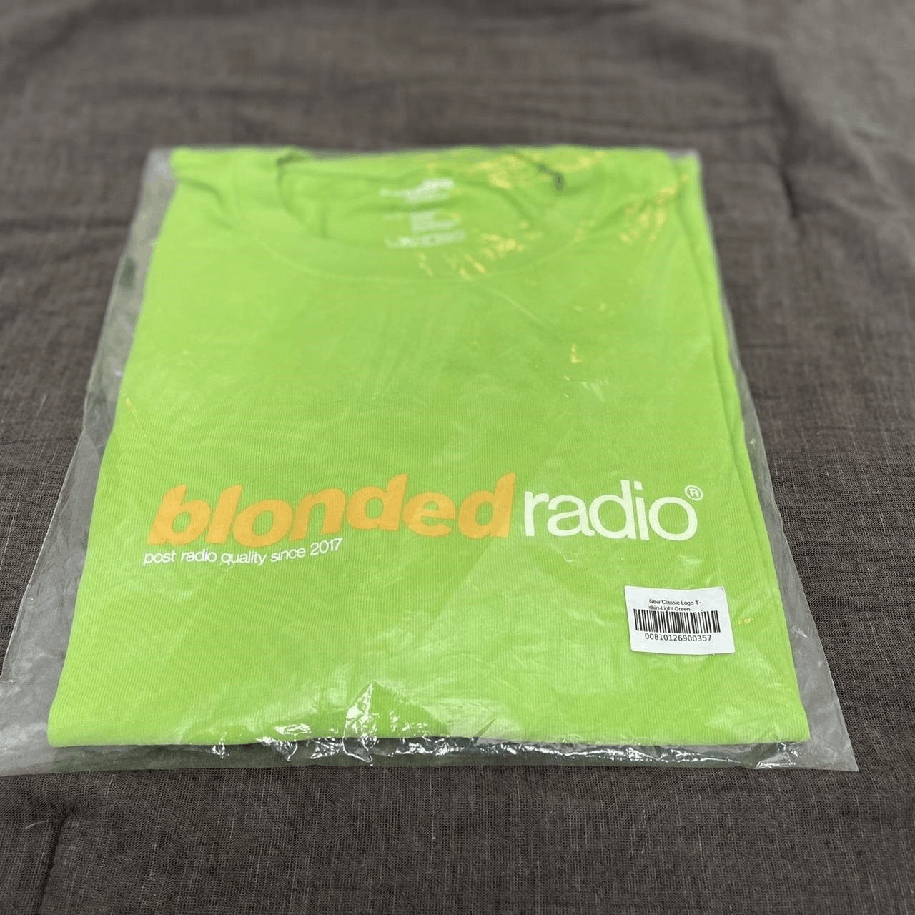 Frank Ocean Medium New Classic Logo Tee Bolt Yellow Blonded Radio LSD Size US M / EU 48-50 / 2 - 2 Thumbnail