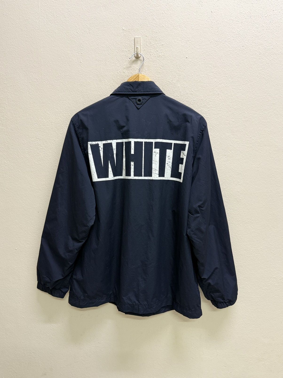 White Mountaineering WHITE MOUTAINEERING BACKHIT LOGO COACH JACKET Size US L / EU 52-54 / 3 - 18 Thumbnail