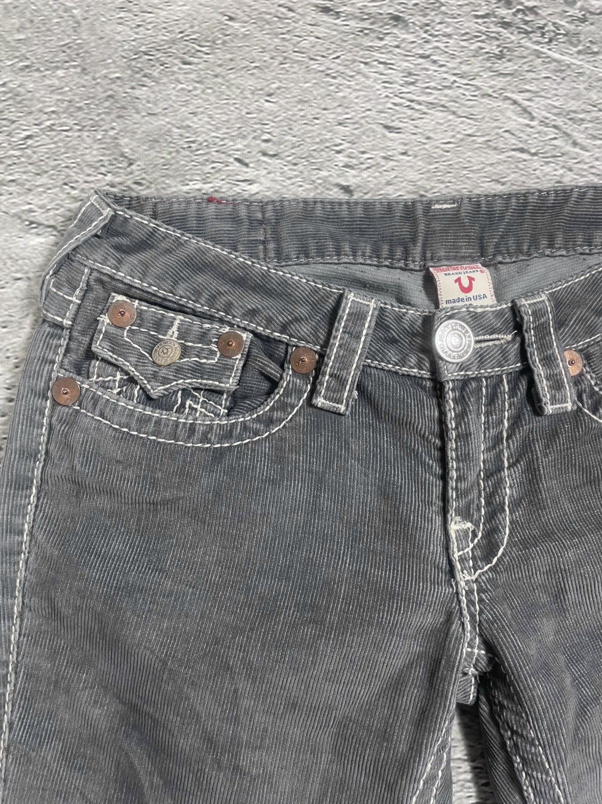 True Religion True Religion Joey jeans vintage cords corduroy pants flared Size US 29 - 5 Thumbnail