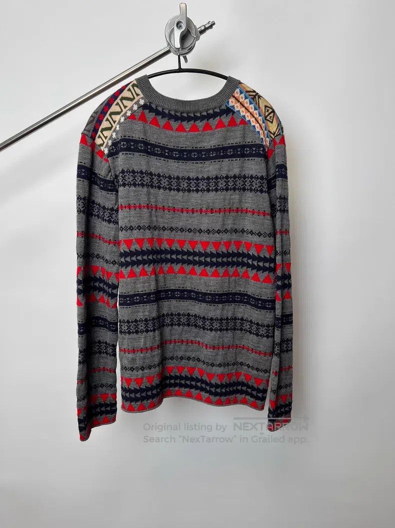 Comme des Garcons Comme des Garcons Christmas style patchwork knit wool swea Size US M / EU 48-50 / 2 - 5 Thumbnail