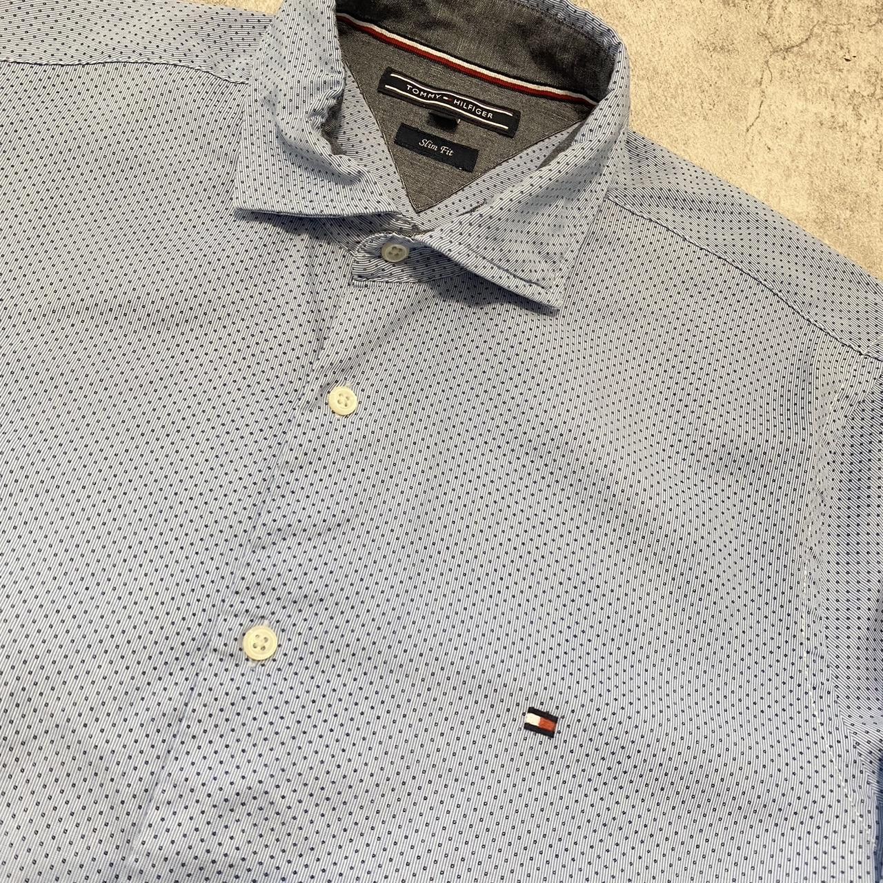 Tommy Hilfiger Blue Tommy Hilfiger button-up shirt #preppy Vintage Size US M / EU 48-50 / 2 - 2 Thumbnail