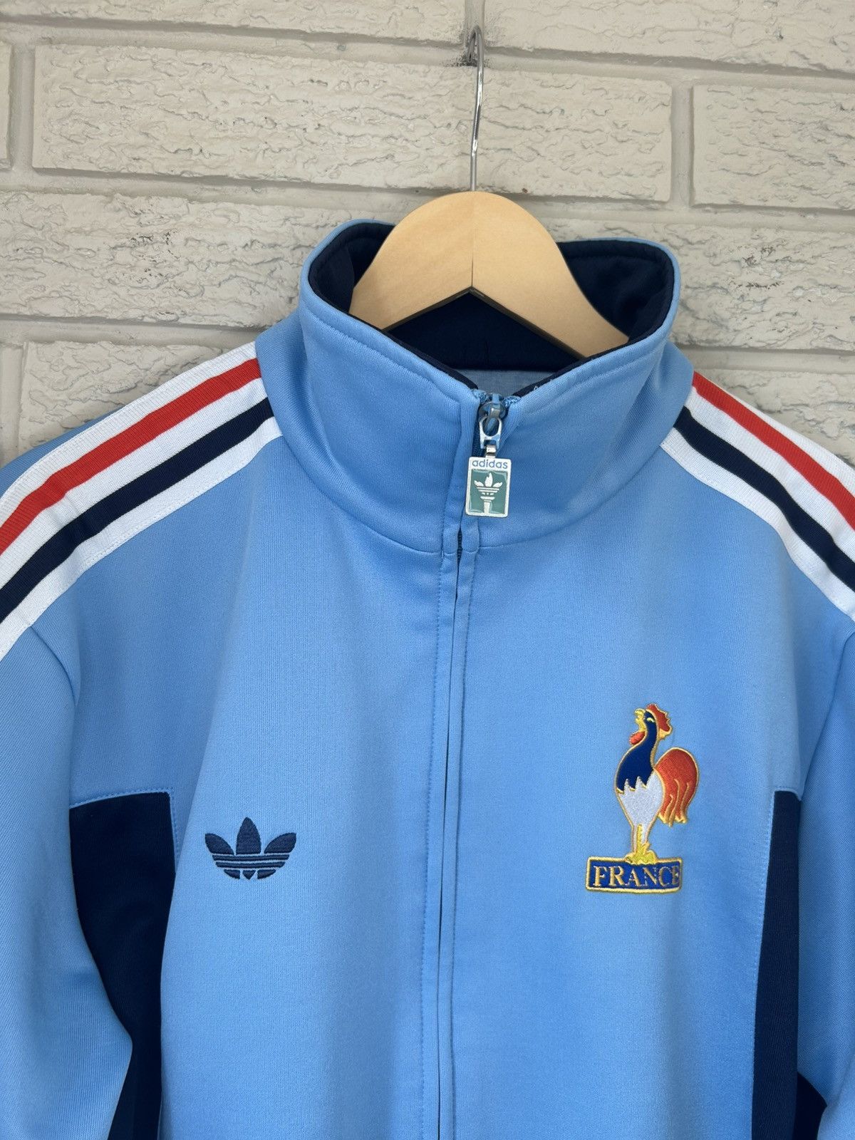 Adidas Vintage Adidas France Retro World Cup Track Jacket Size US L / EU 52-54 / 3 - 2 Thumbnail