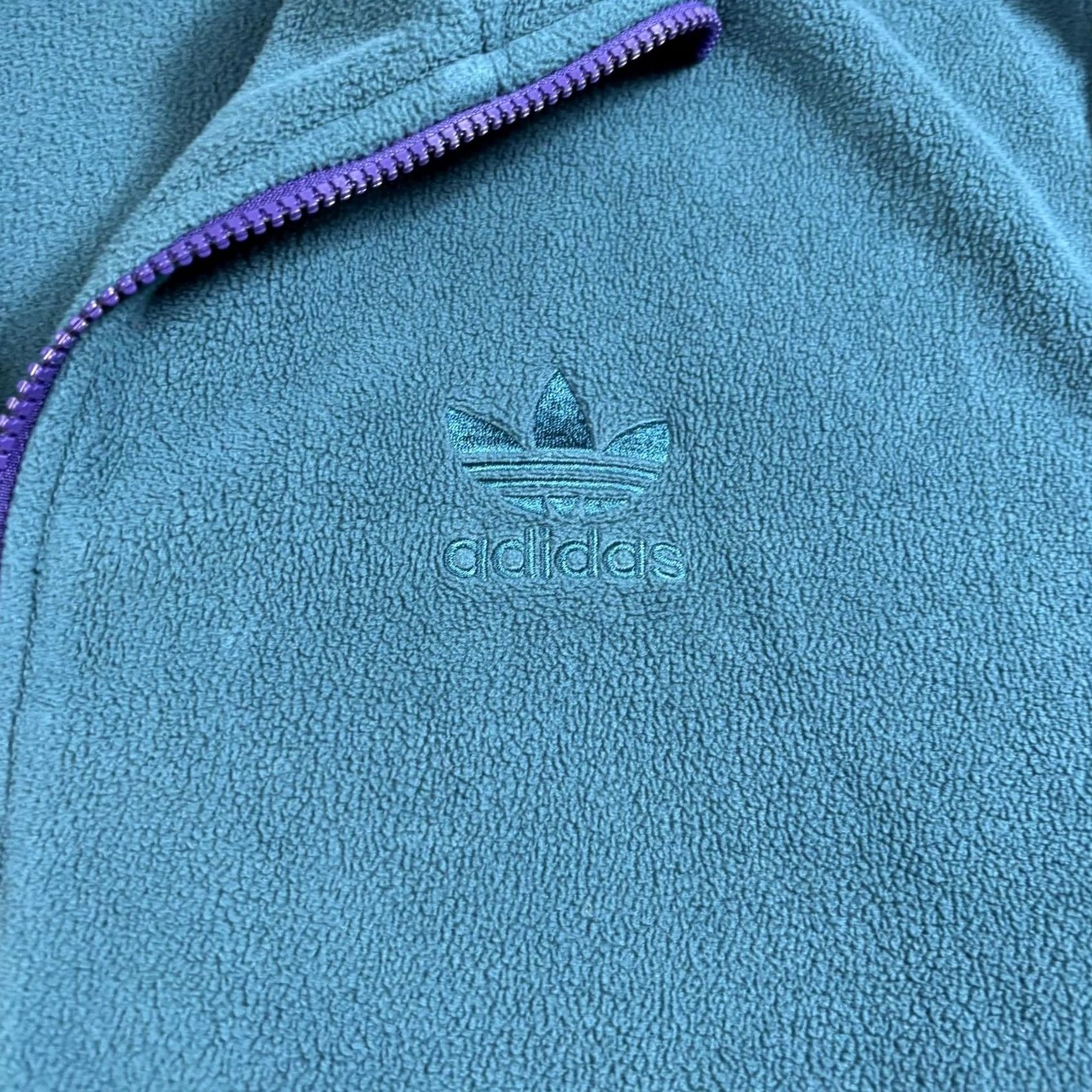 Adidas Adidas Pullover Jacket Men Medium Green Fleece 1/4 Zip Hiking Outdoor Trefoil Logo Shorts Size US M / EU 48-50 / 2 - 6 Thumbnail