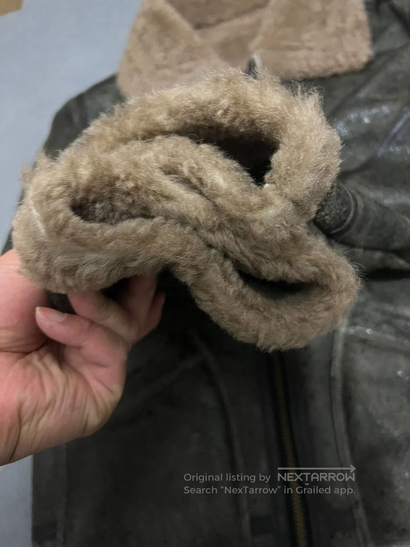 Vintage Vintage Shearling Leather Jacket XXL. Size US XXL / EU 58 / 5 - 6 Thumbnail