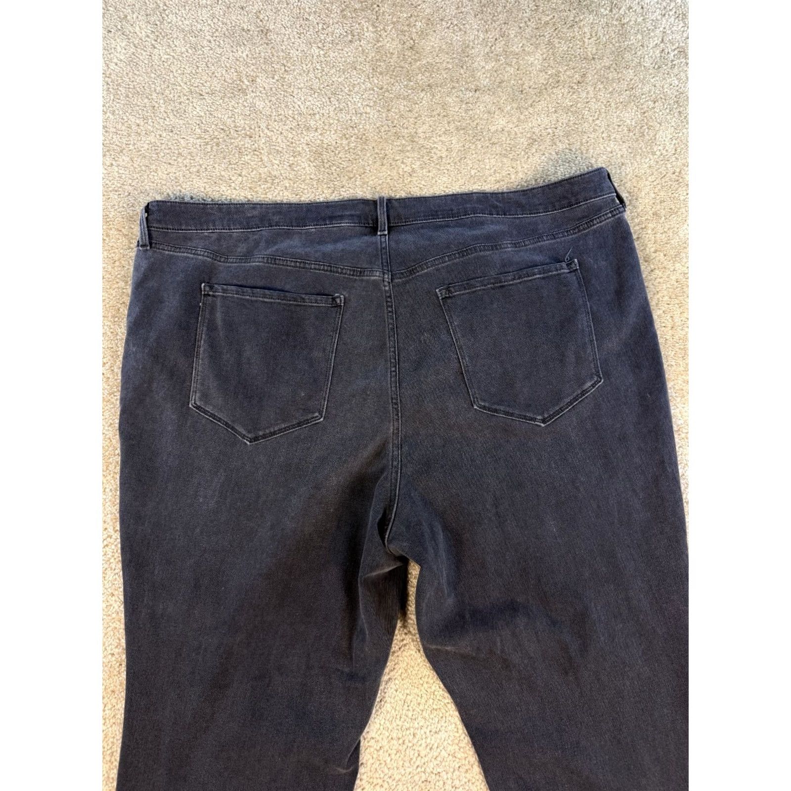 Old Navy Old Navy Jeans Women's Size 28 Black High Rise Stretch Straight Pants Size 36" / US 14 / IT 50 - 7 Thumbnail
