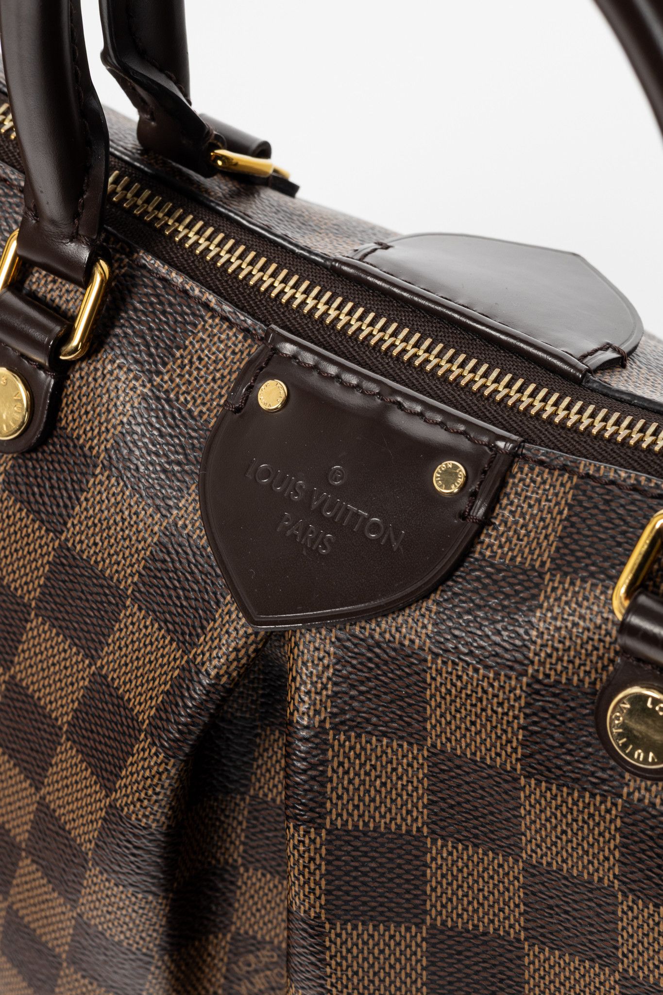 Louis Vuitton Louis Vuitton Siena MM Damier Ebene Canvas Tote Size ONE SIZE - 10 Thumbnail