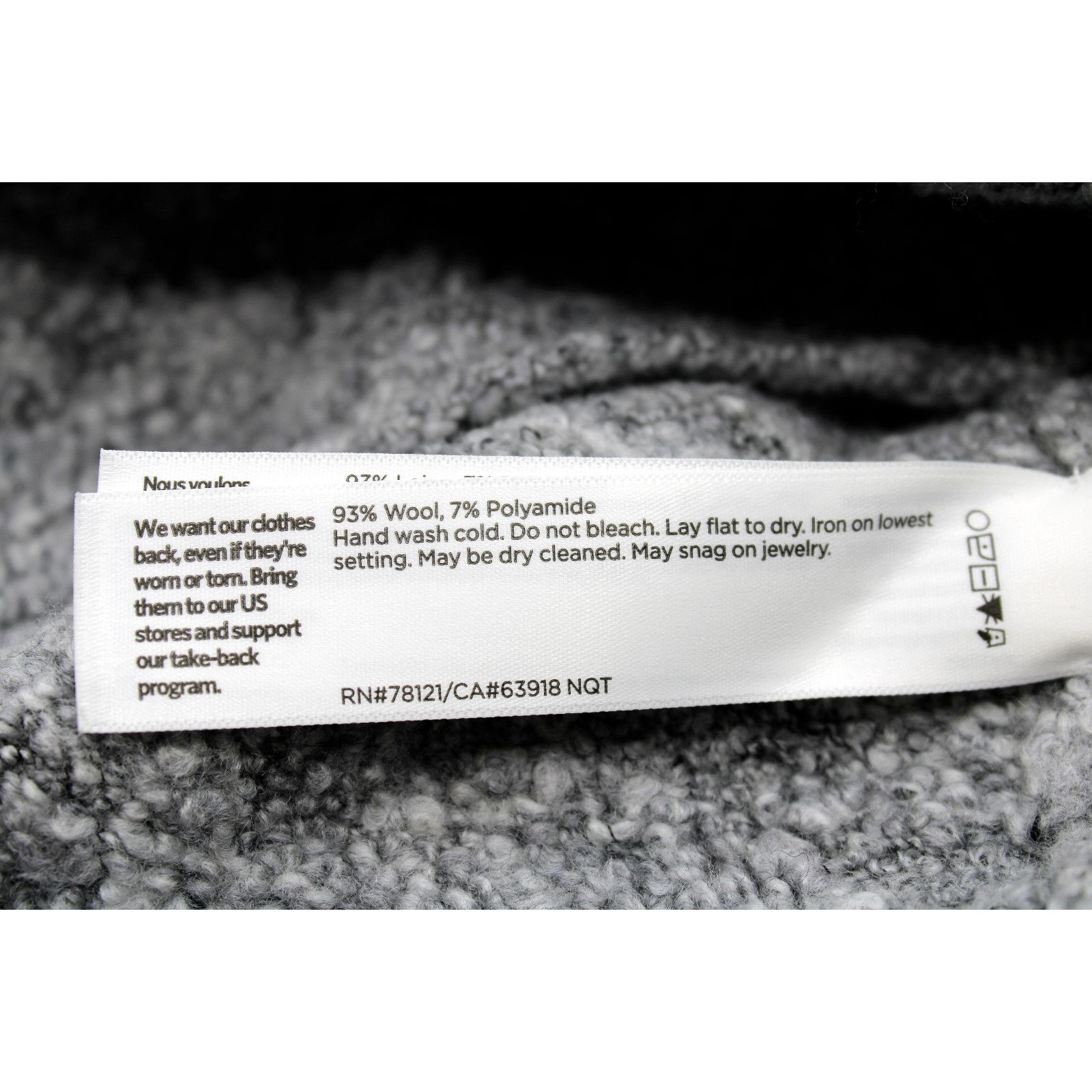 Eileen Fisher EILEEN FISHER Shrug Wool High Neck Knit Sweater Pullover M Size M / US 6-8 / IT 42-44 - 5 Thumbnail