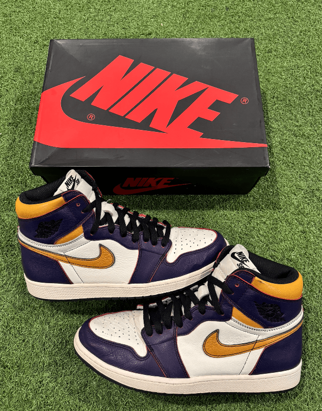 Jordan Brand Nike Air Jordan 1 High Defiant SB LA To Chicago Size 12 Size US 12 / EU 45 - 2 Thumbnail