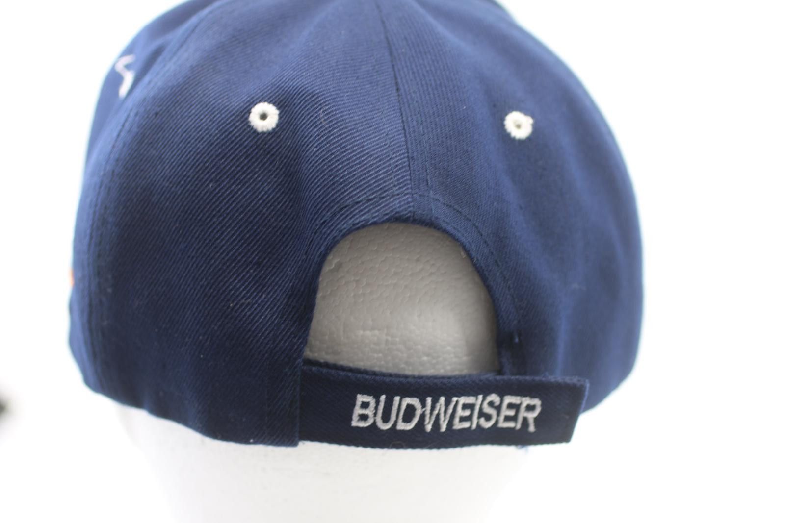 NASCAR Budweiser Dale Earnhardt Jr #8 Navy Blue Embroidered Cap Hat Size ONE SIZE - 5 Thumbnail