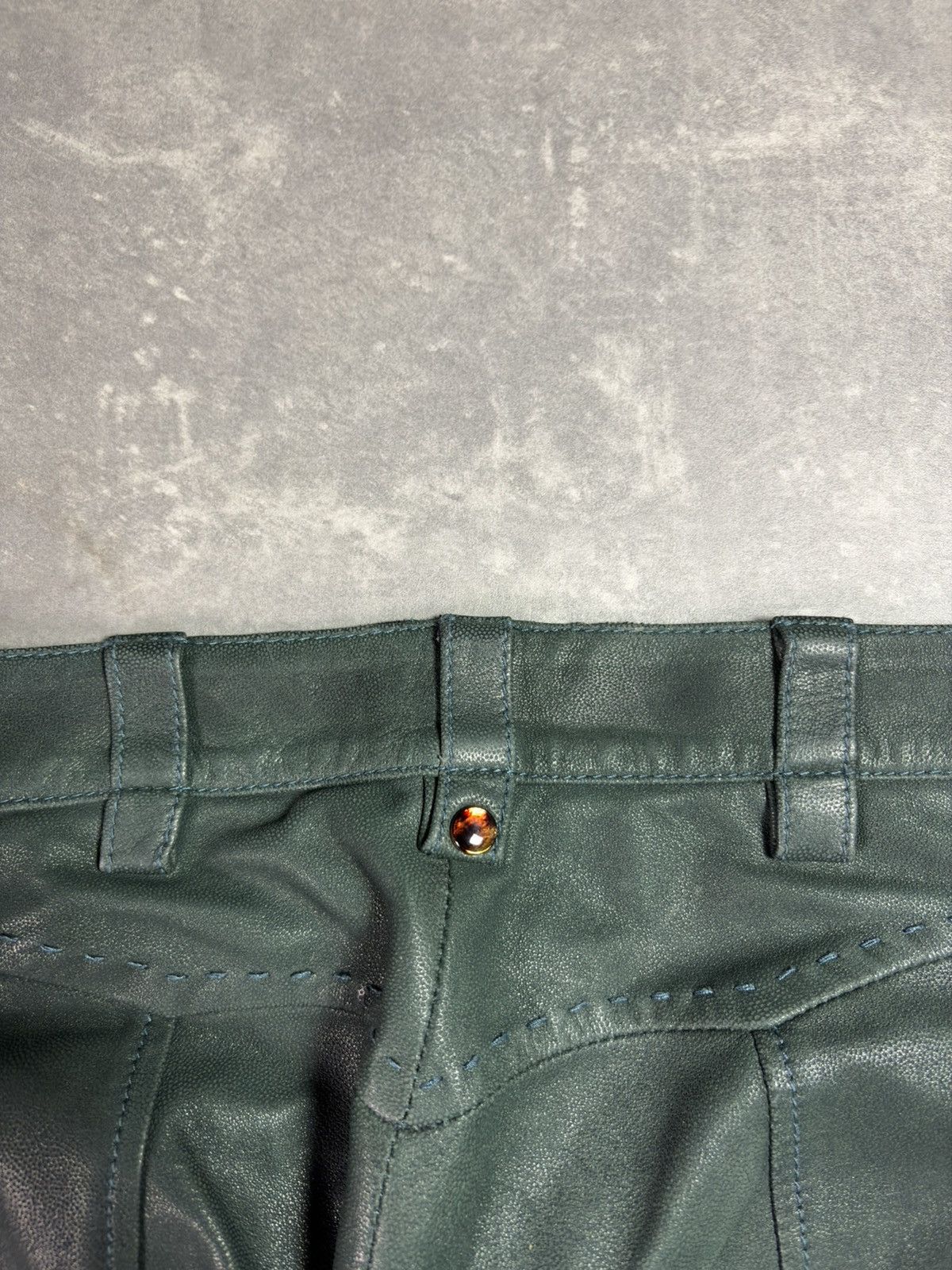 Just Cavalli 00s Leather Just Cavalli Cargo Flared Pants 27 28 Archive Size US 27 - 14 Thumbnail