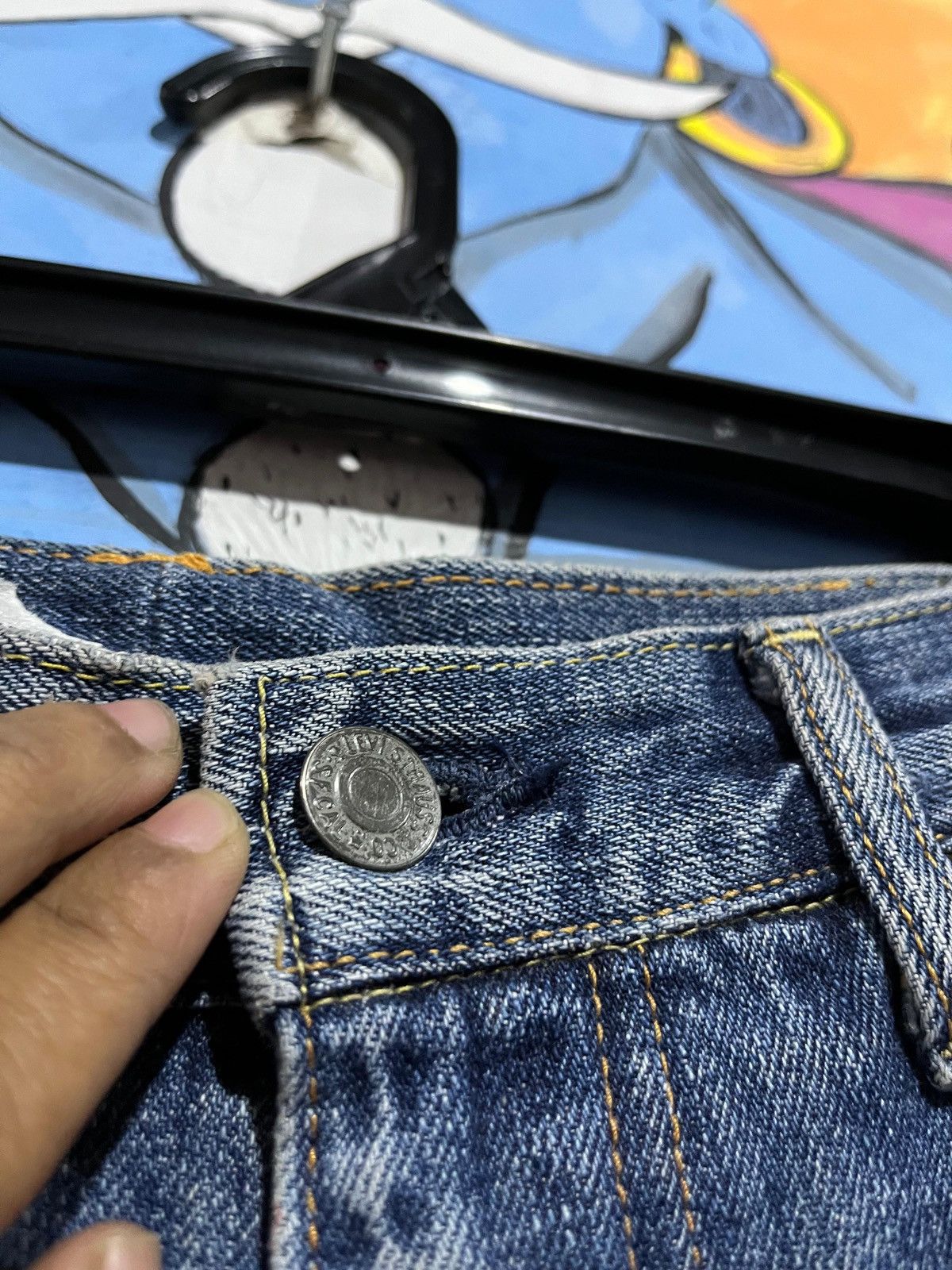 Levi's Vintage levis 502 selvedge Size US 29 - 8 Thumbnail