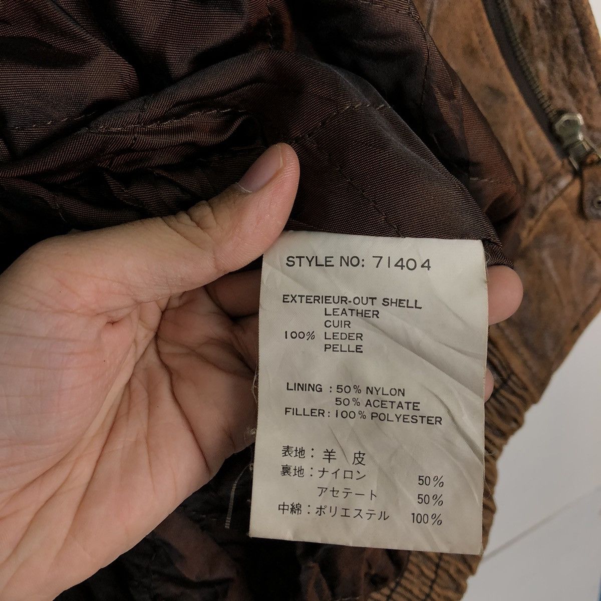 Other VINTAGE BOMBER LEATHER JACKET RESERVATION ARMY BUZZ RICKSONS Size US M / EU 48-50 / 2 - 12 Thumbnail
