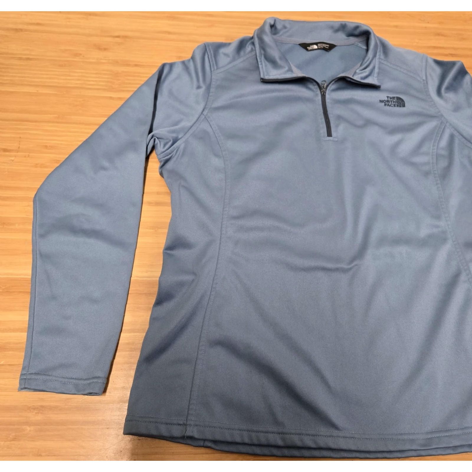 The North Face The North Face Quarter Zip Pullover Womens XL Blue Long Sleeve Fleece Stretch Pullover Size XL / US 12-14 / IT 48-50 - 3 Thumbnail