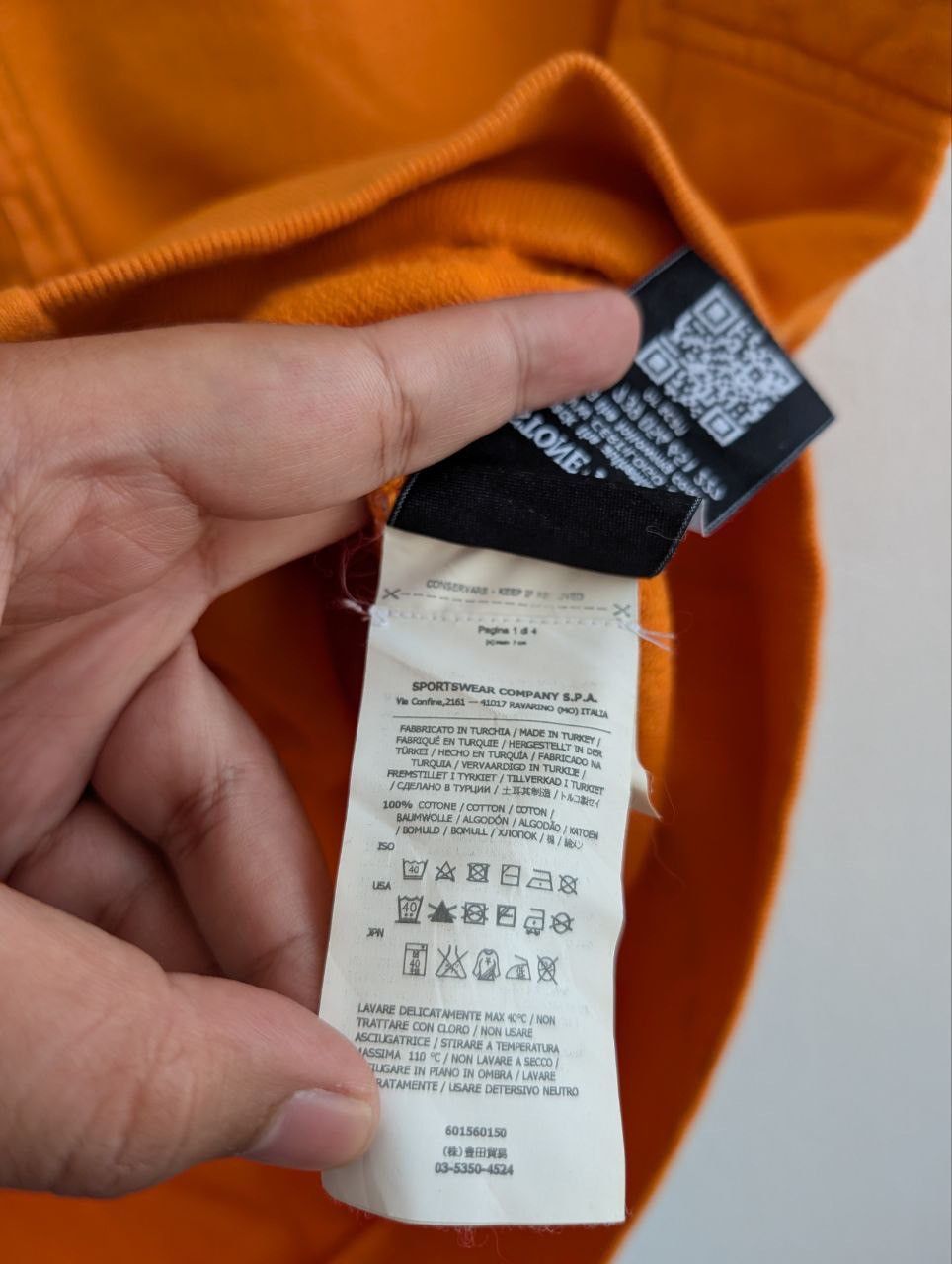 Stone Island STONE ISLAND sleeveless orange full zipper sweater Size US XL / EU 56 / 4 - 10 Thumbnail