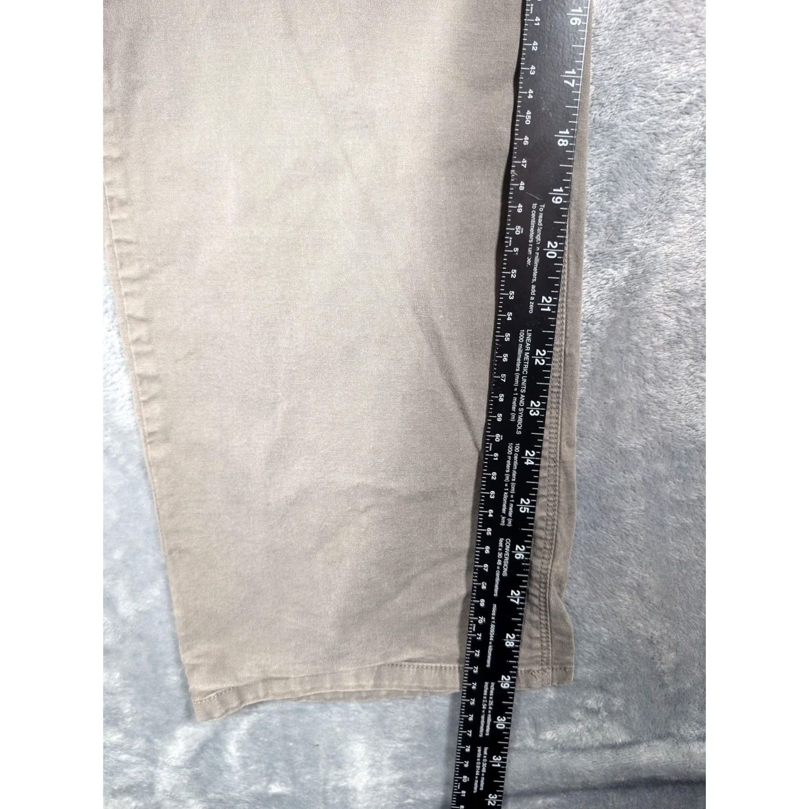 Orvis Orvis Five Pocket Pants Mens 40x30 Gray Stretch Cotton Twill Zip Fly Casual 1856 Size US 40 / EU 56 - 4 Thumbnail