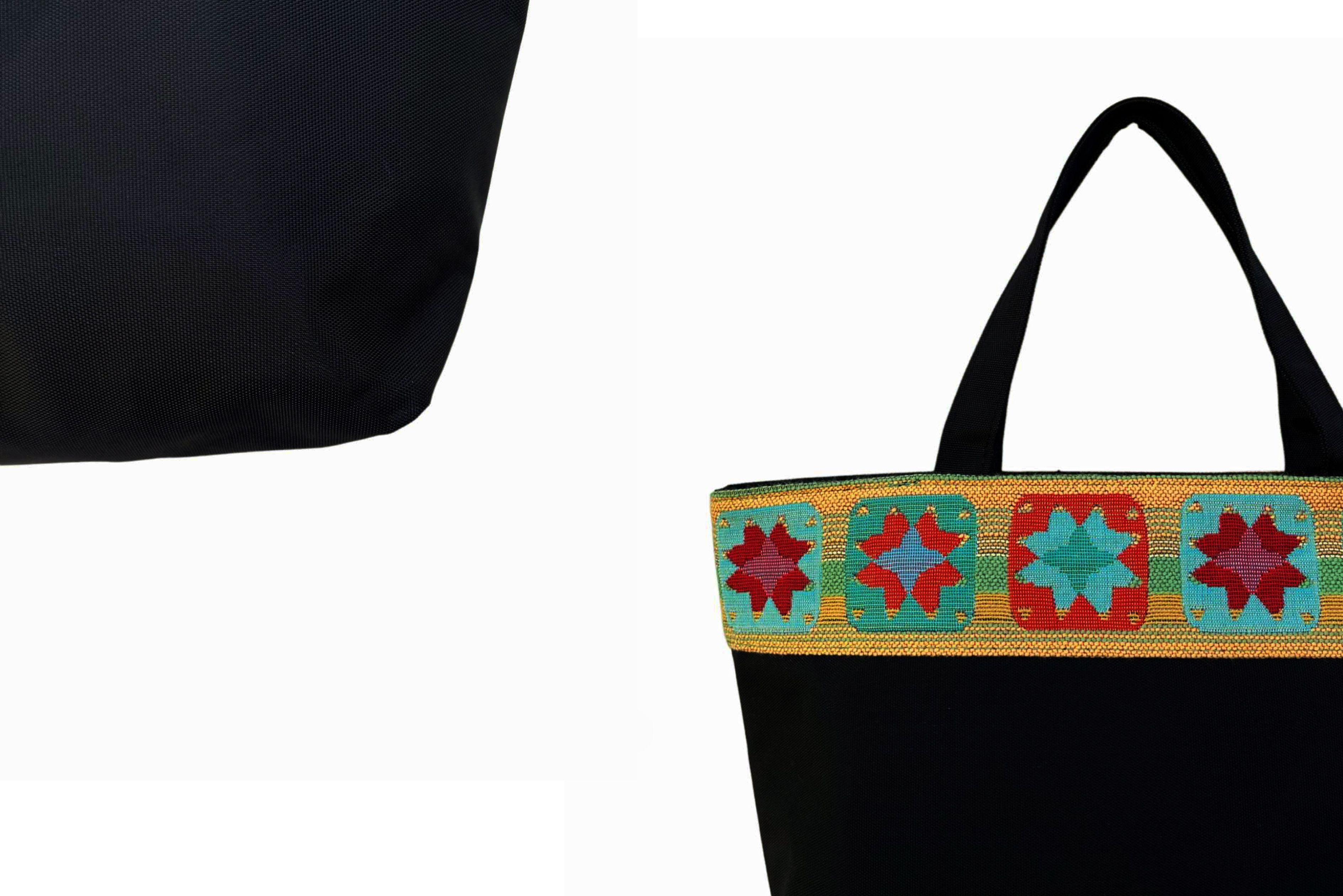 Japanese Brand Japanese 'ARUKAN' handbag, colorful floral tapestry detail Size ONE SIZE - 5 Thumbnail