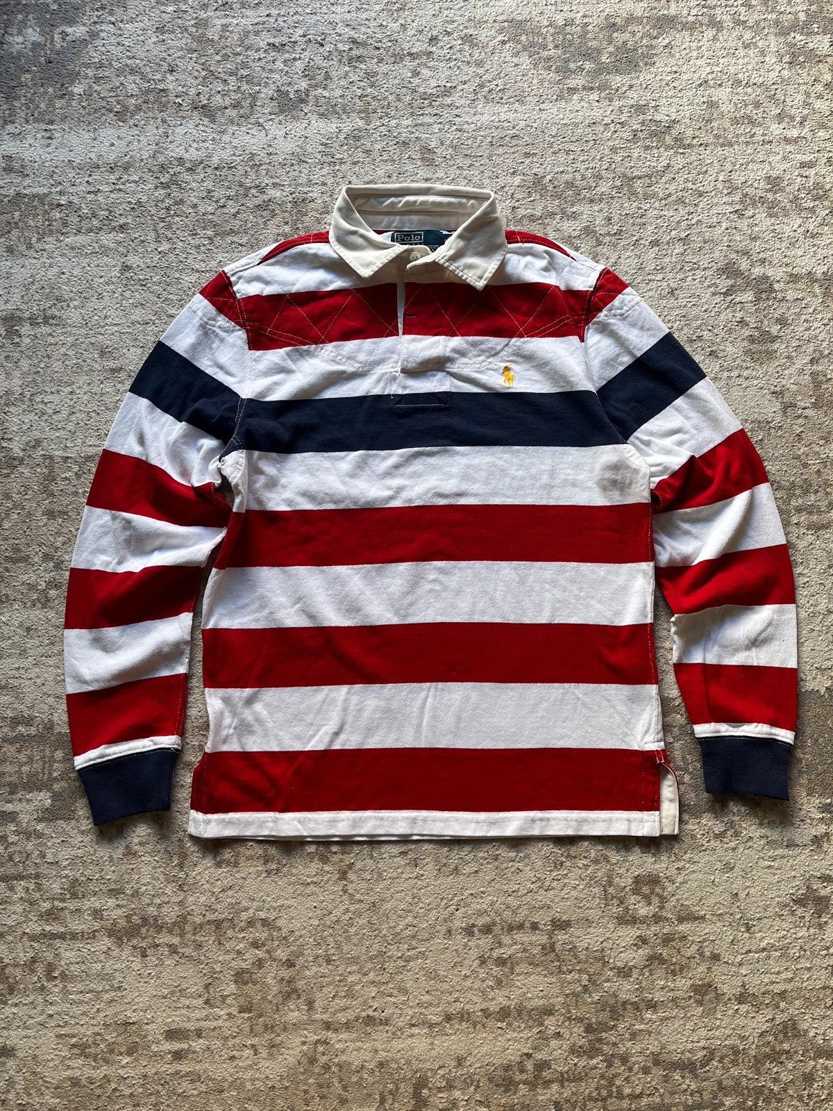 Polo Ralph Lauren Polo Ralph Lauren Sz S Vintage 2000s Rugby Shirt Small Pony Size US S / EU 44-46 / 1 - 1 Thumbnail