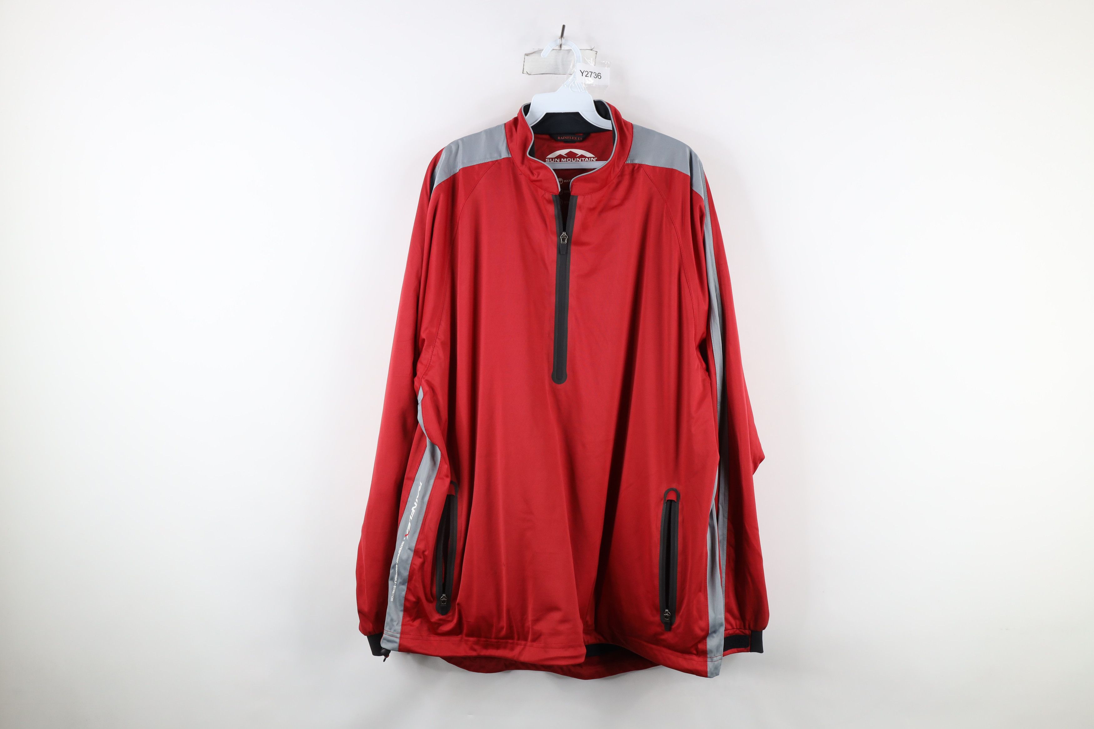 Vintage Sun Mountain Rainflex Half Zip Pullover Golf Jacket Red Size US XL / EU 56 / 4 - 1 Thumbnail