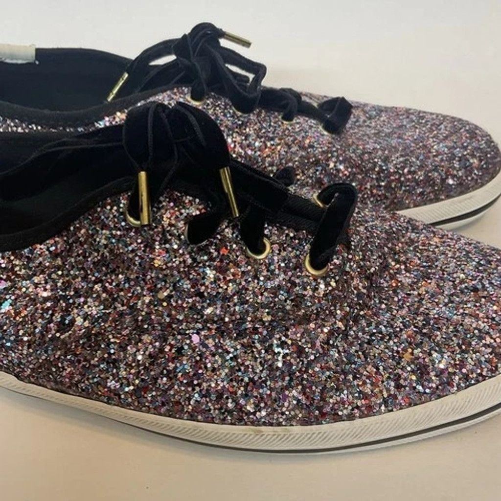 Kate Spade Kate Spade Keds Lace Up Champion Glitter Sneakers Women 10 Size US 10 / IT 40 - 5 Thumbnail