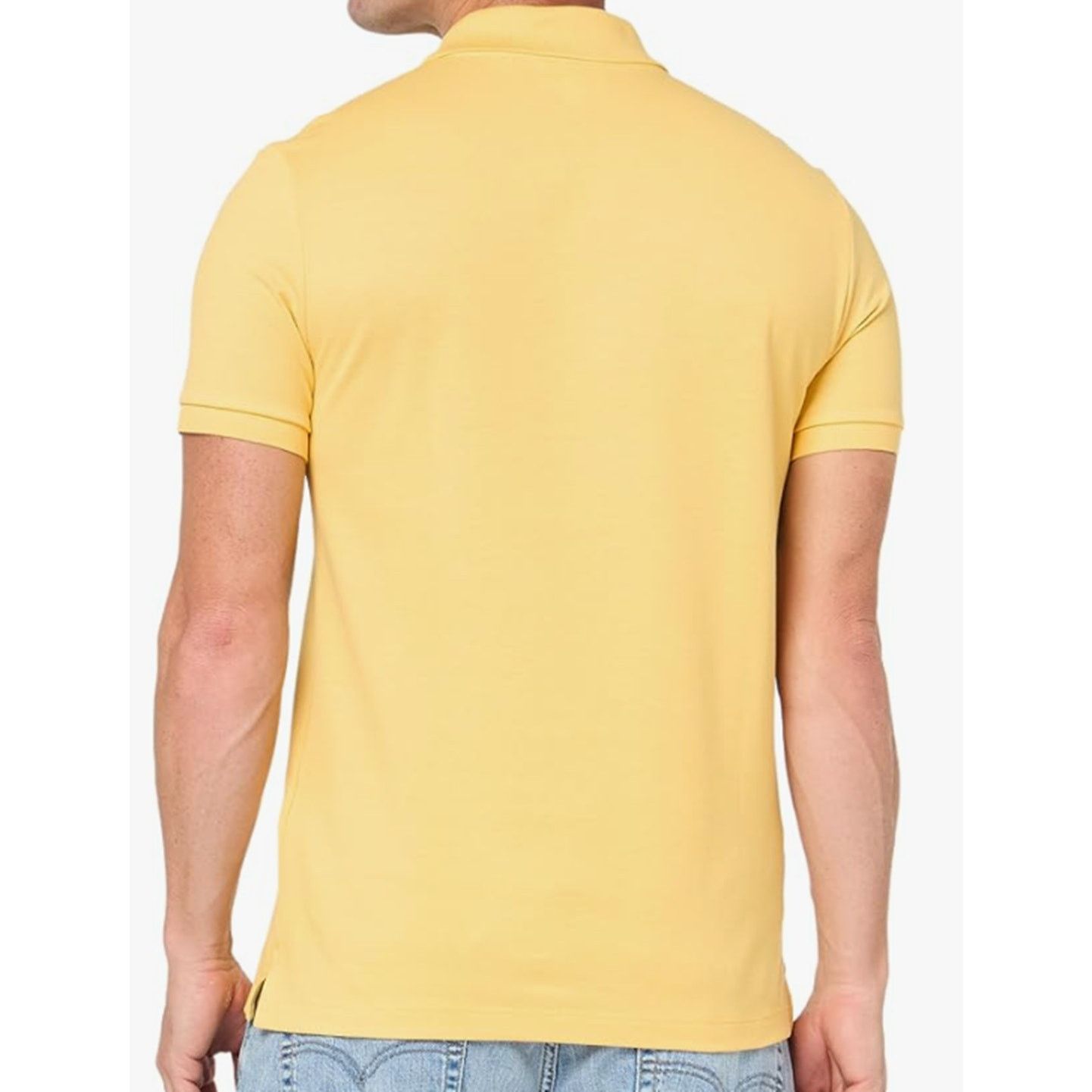 Lacoste Lacoste Men's Short Sleeve Classic Pique Polo Shirt Yellow L Size US L / EU 52-54 / 3 - 3 Thumbnail