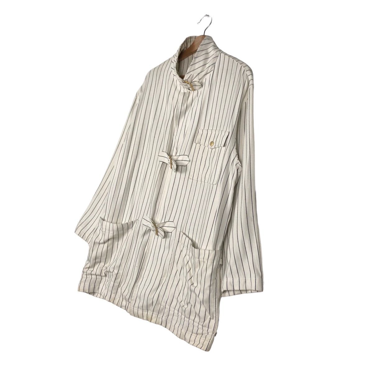 Japanese Brand Biker Chore Hickory Jacket Junko Shimada Japan Issey Miyake Size US M / EU 48-50 / 2 - 2 Thumbnail