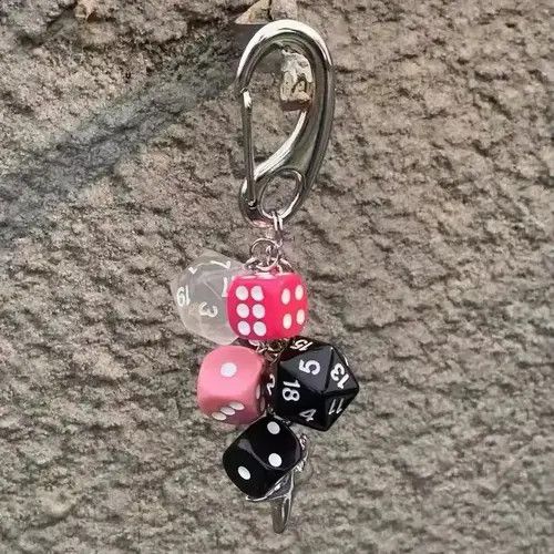 Jewelry Matsumoto x Miki Dice Style Keychain Size ONE SIZE - 2 Thumbnail
