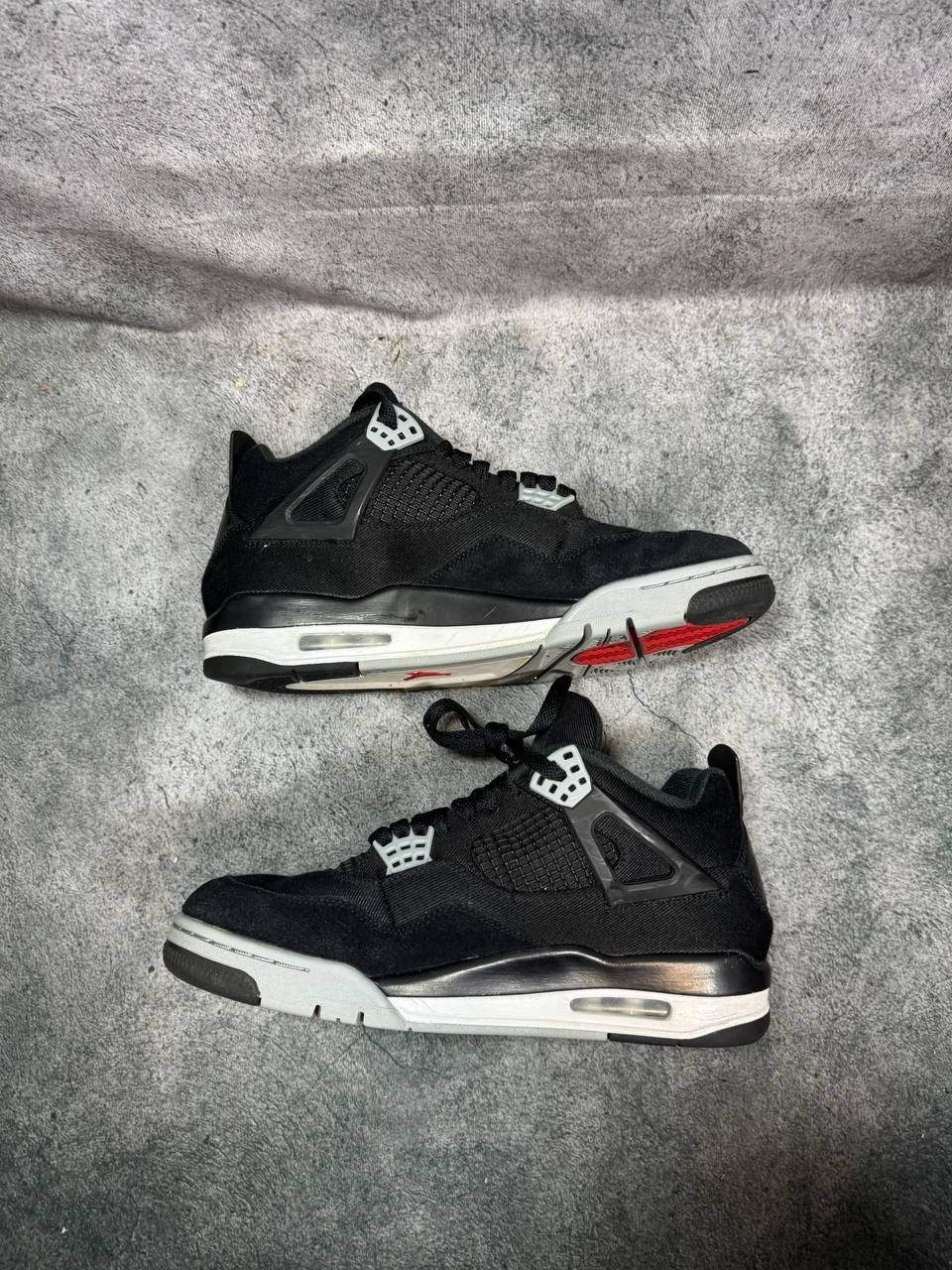 Jordan Brand Size 9 | Jordan 4 Black Canvas With Box | Pre-Owned Size US 9 / EU 42 - 10 Thumbnail