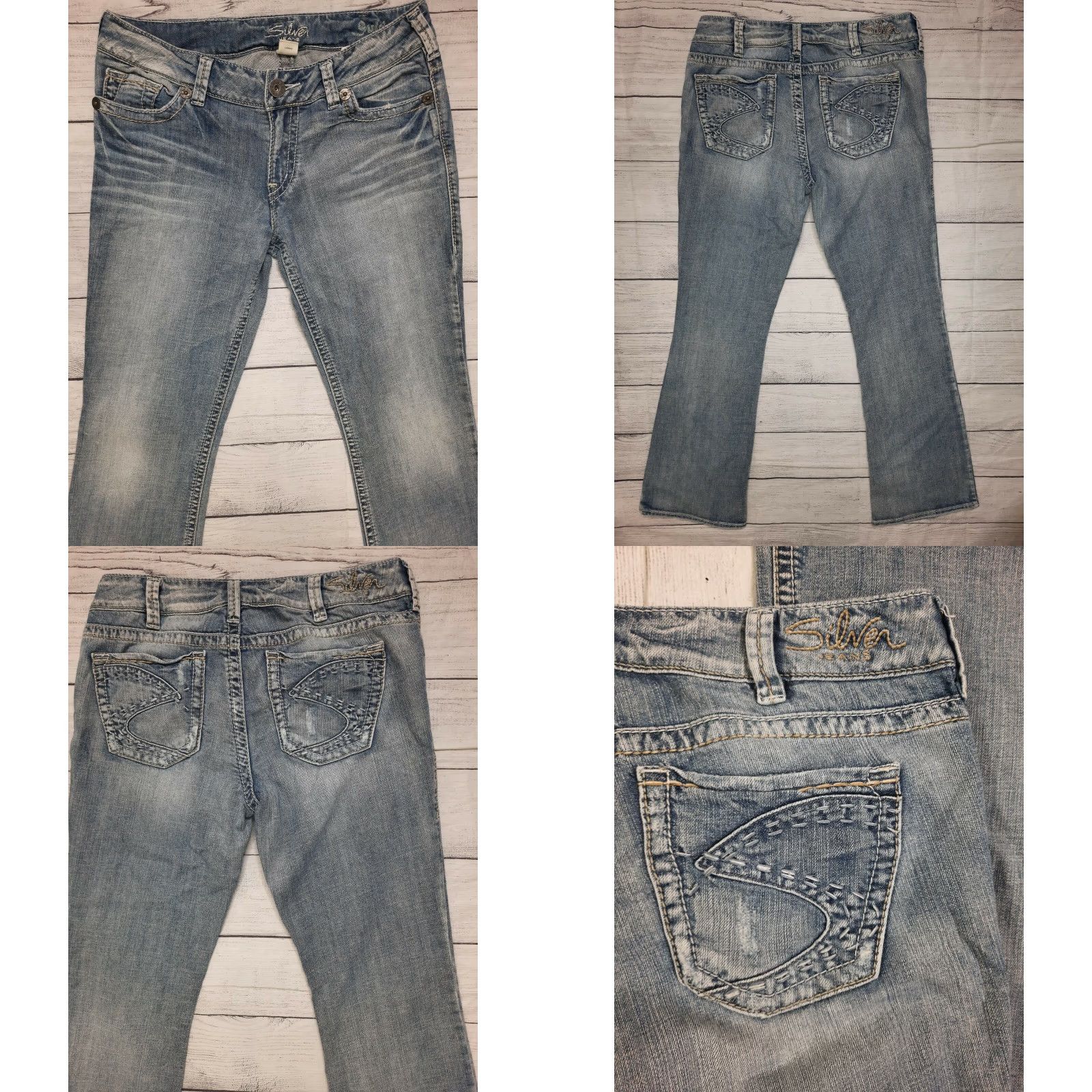 Silver Jeans Co. VINTAGE? No. Size 24" / US 00 / IT 34 - 8 Thumbnail