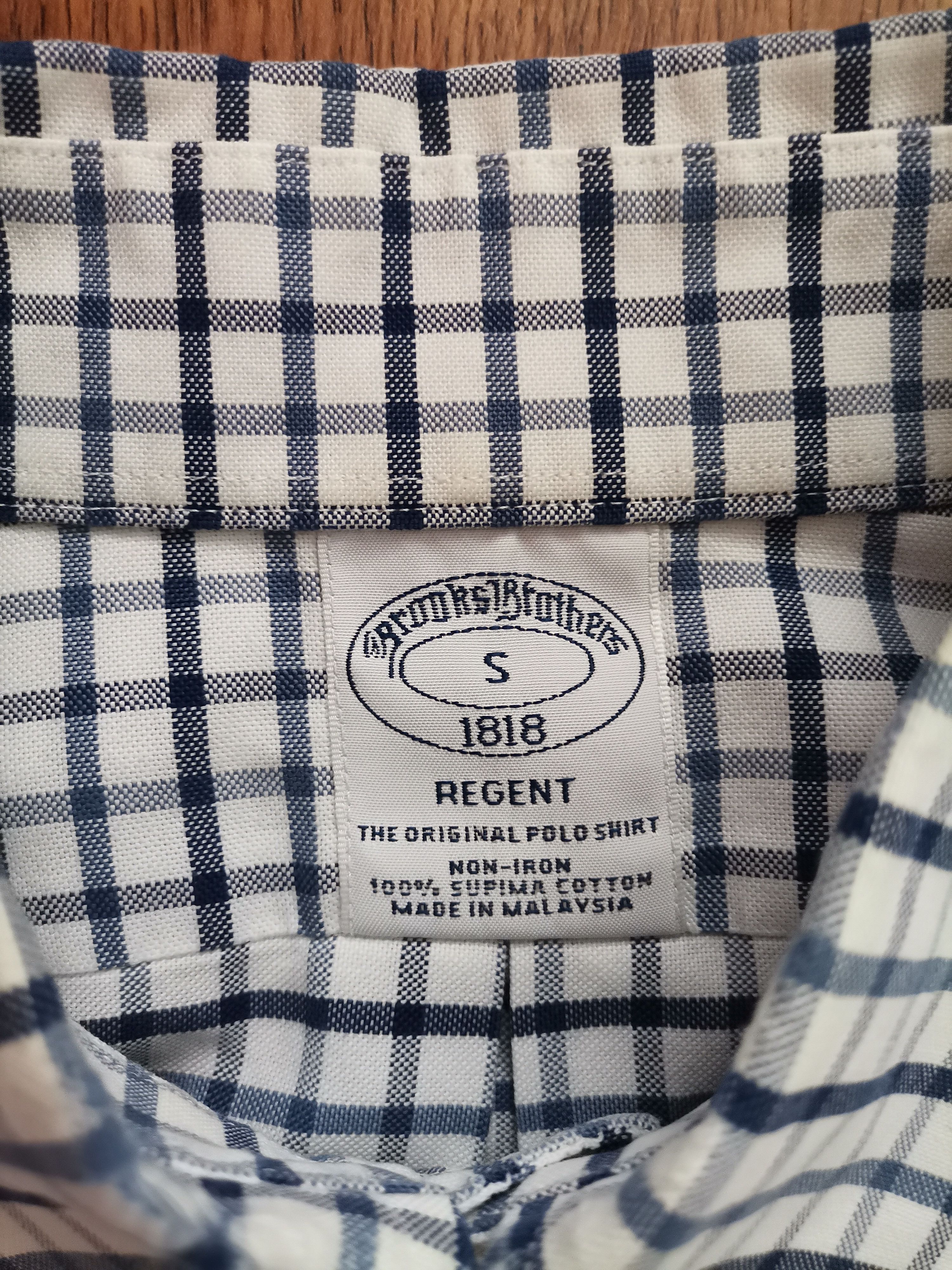 Brooks Brothers Brooks Brothers Checkered Shirt Size US S / EU 44-46 / 1 - 3 Thumbnail